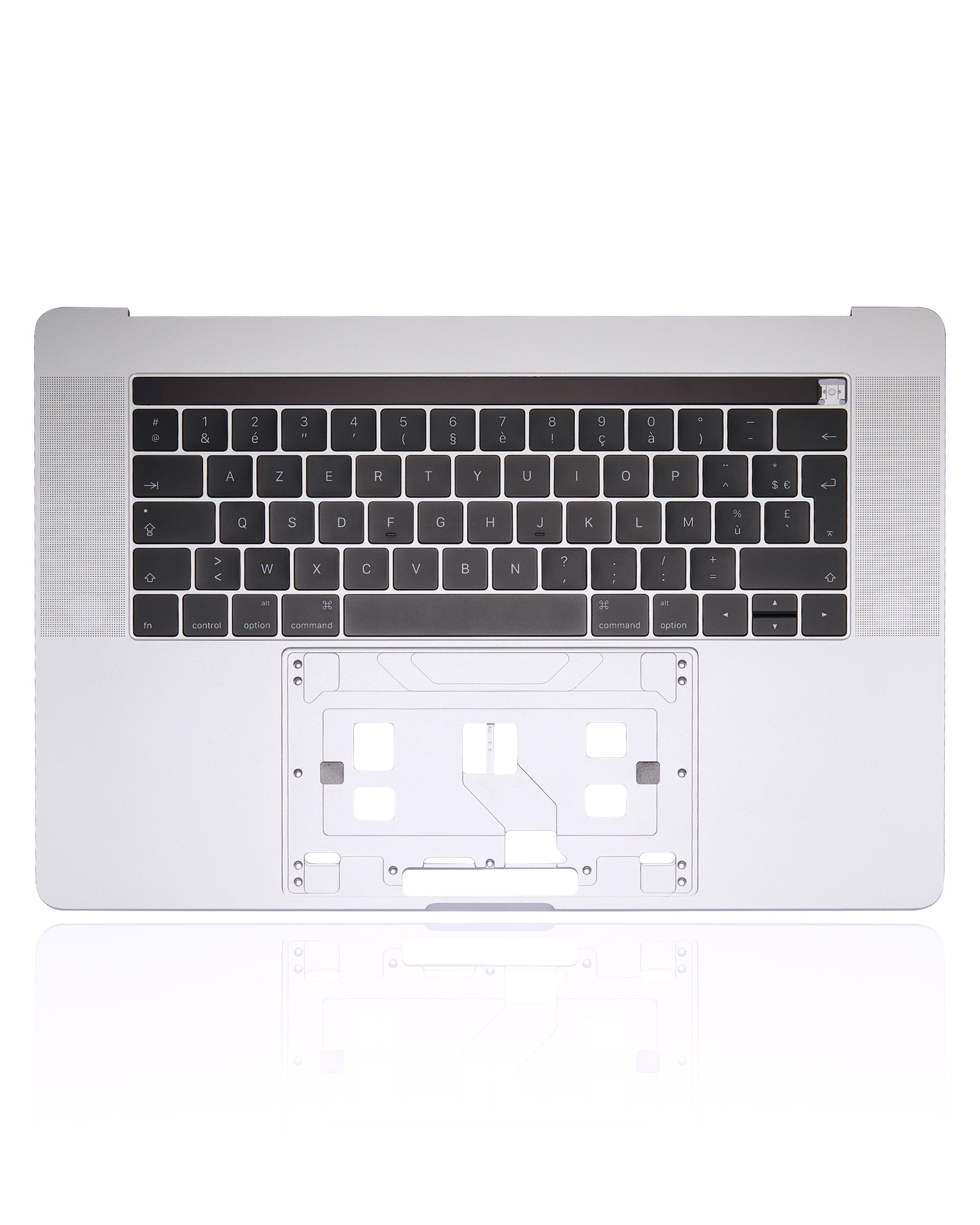 SILVER TOP CASE WITH KEYBOARD (FRENCH) FOR MACBOOK PRO 13" W/ TOUCH BAR A1707 (LATE 2016 / MID 2017)