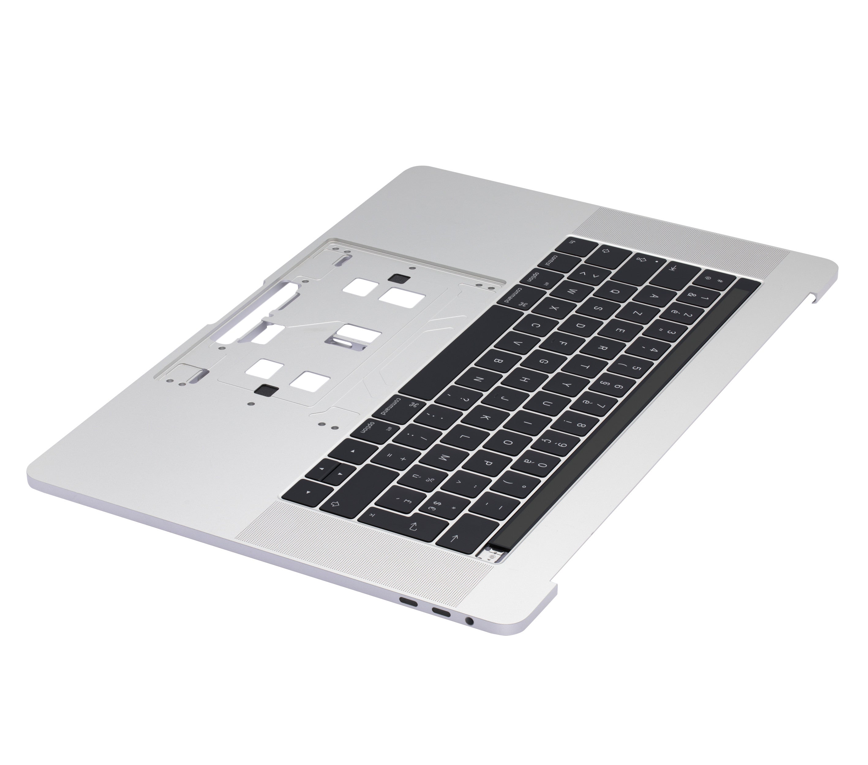 SILVER TOP CASE WITH KEYBOARD (FRENCH) FOR MACBOOK PRO 13" W/ TOUCH BAR A1707 (LATE 2016 / MID 2017)