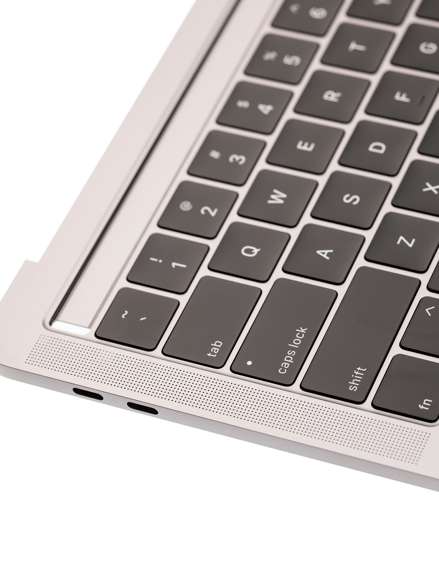 SPACE GRAY TOP CASE WITH KEYBOARD (US KEYBOARD) FOR MACBOOK PRO 13" A1989 (LATE 2018 / EARLY 2019) (USED OEM PULL: COSMETIC GRADE: NEW)