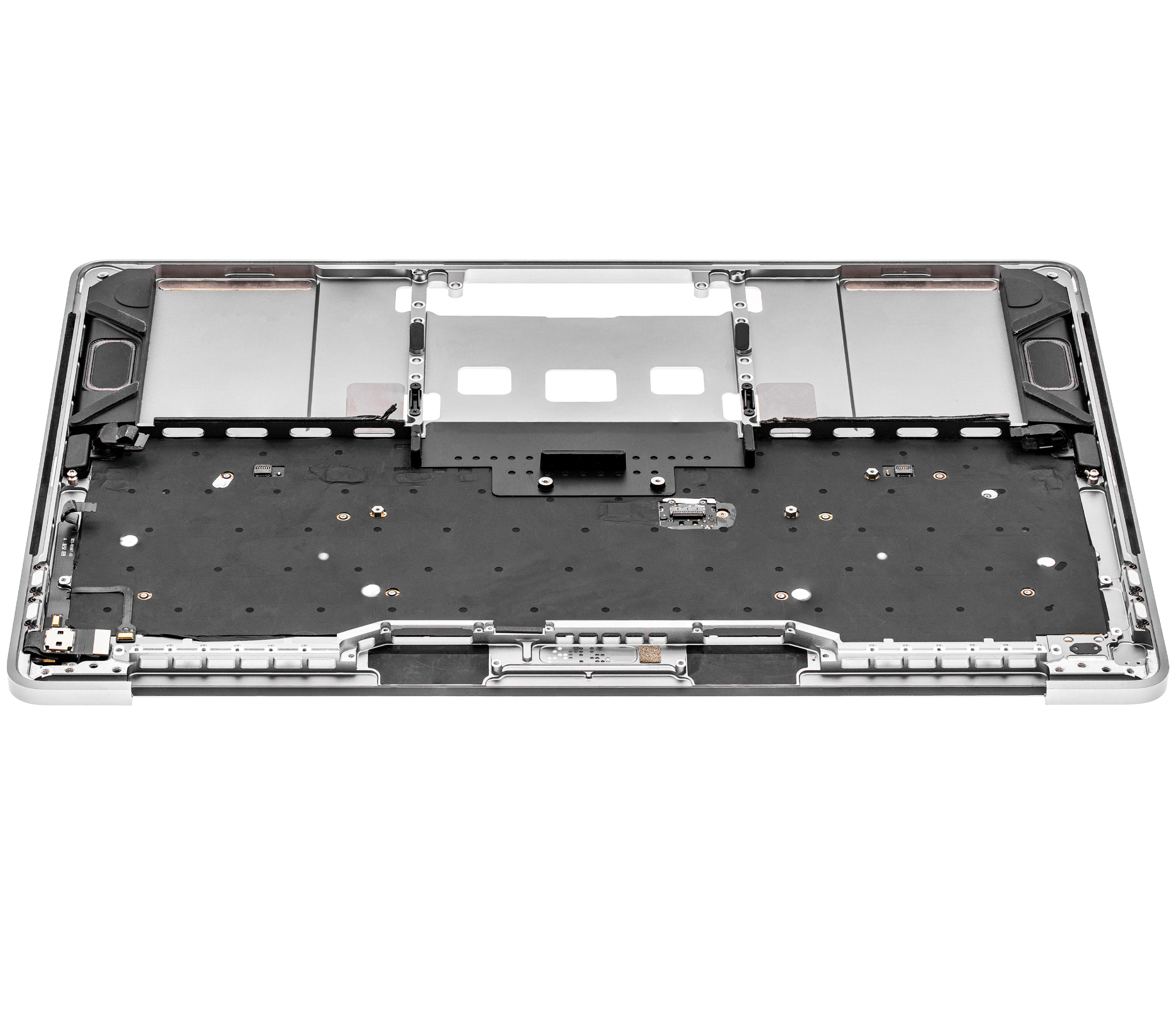 SPACE GRAY TOP CASE WITH KEYBOARD (UK KEYBOARD) FOR MACBOOK PRO 13" A1989 (LATE 2018 / EARLY 2019) (USED OEM PULL: COSMETIC GRADE: NEW)