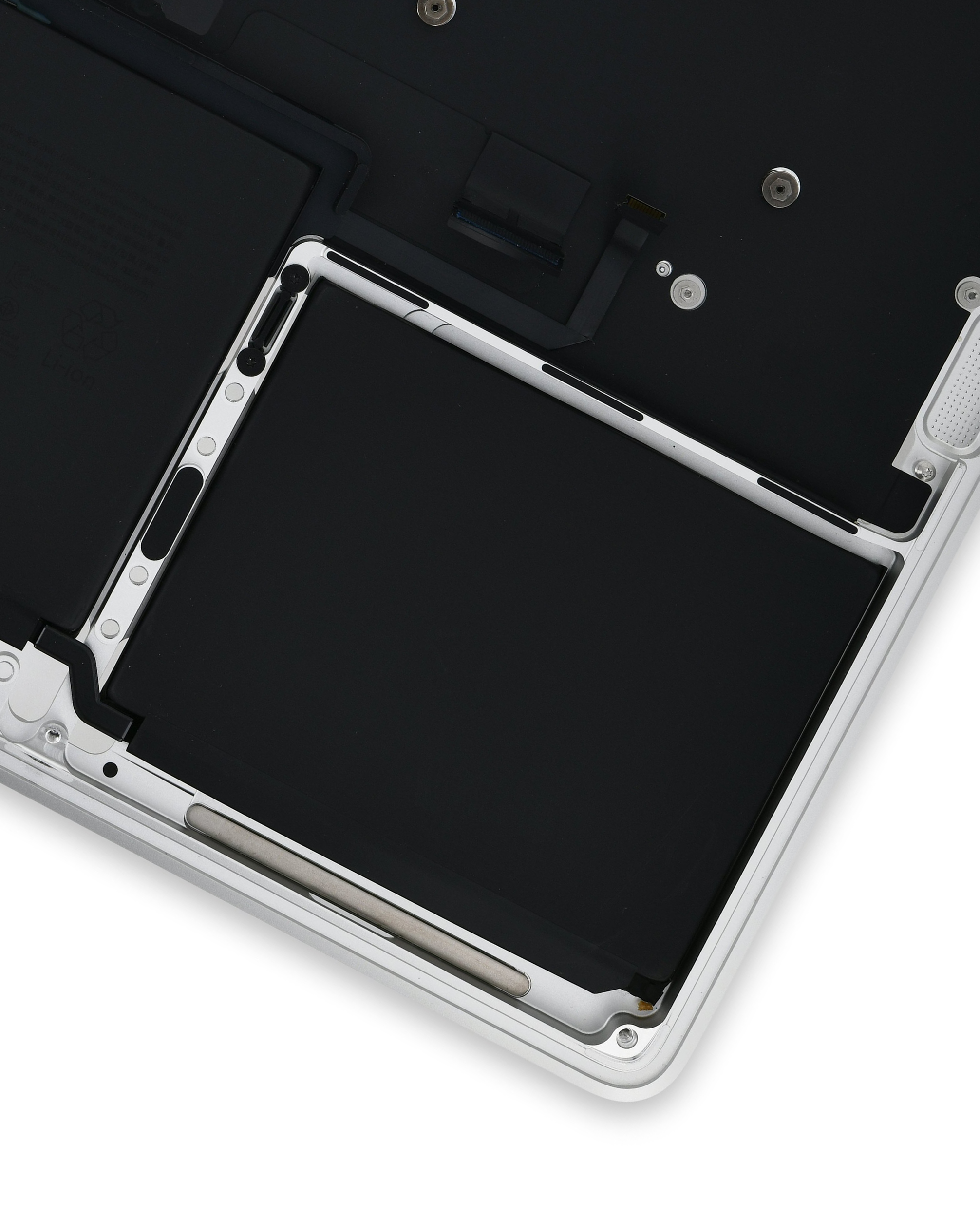 SILVER TOP CASE ASSEMBLY WITH KEYBOARD AND BATTERY FOR MACBOOK PRO 13" M1 A2338 (LATE 2020)