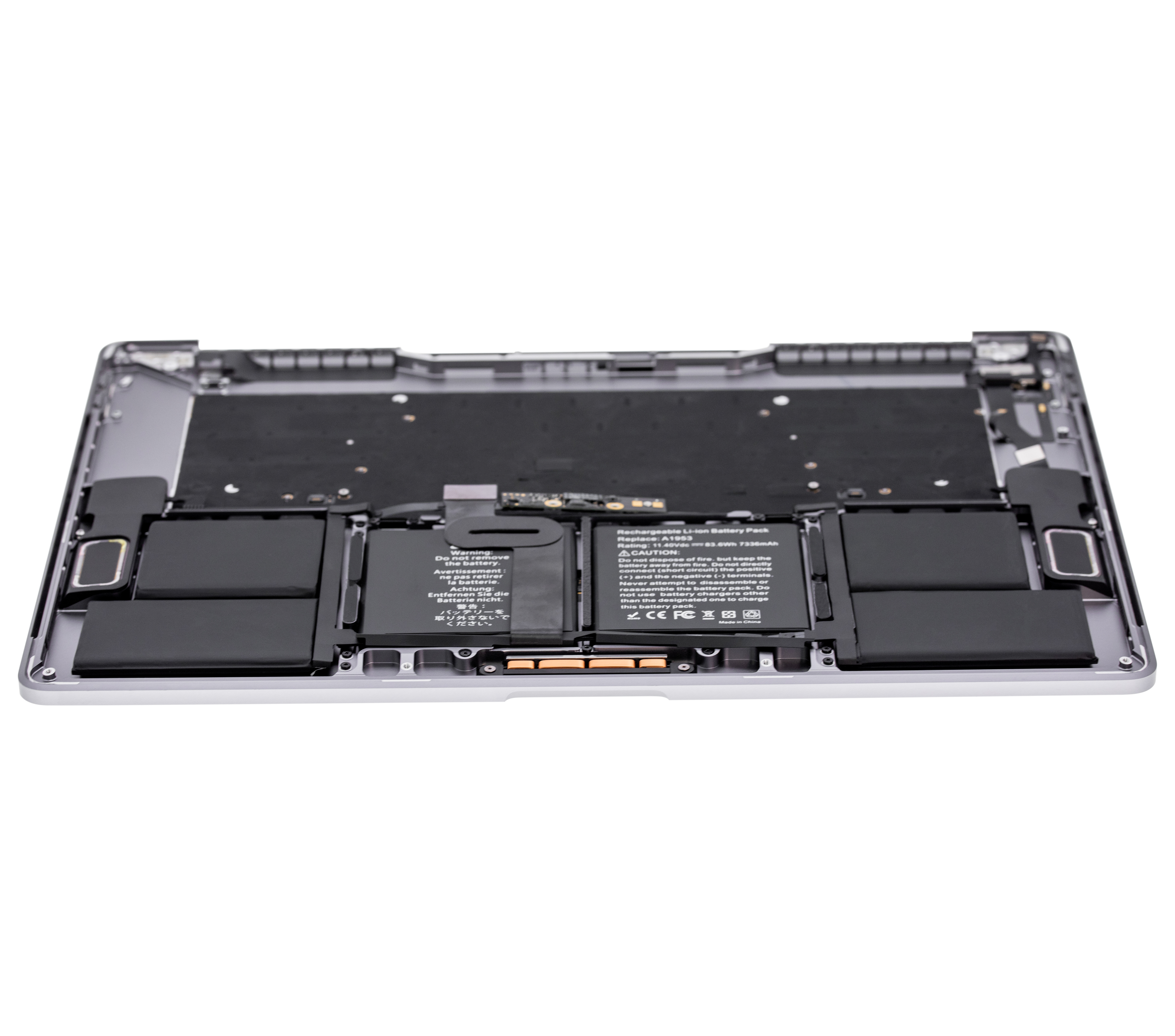 Top Case Assembly (With Battery And Keyboard) Compatible For MacBook Pro 15" Touch Bar (A1990 / Late 2018 / Early 2019) (Space Gray) (UK English)