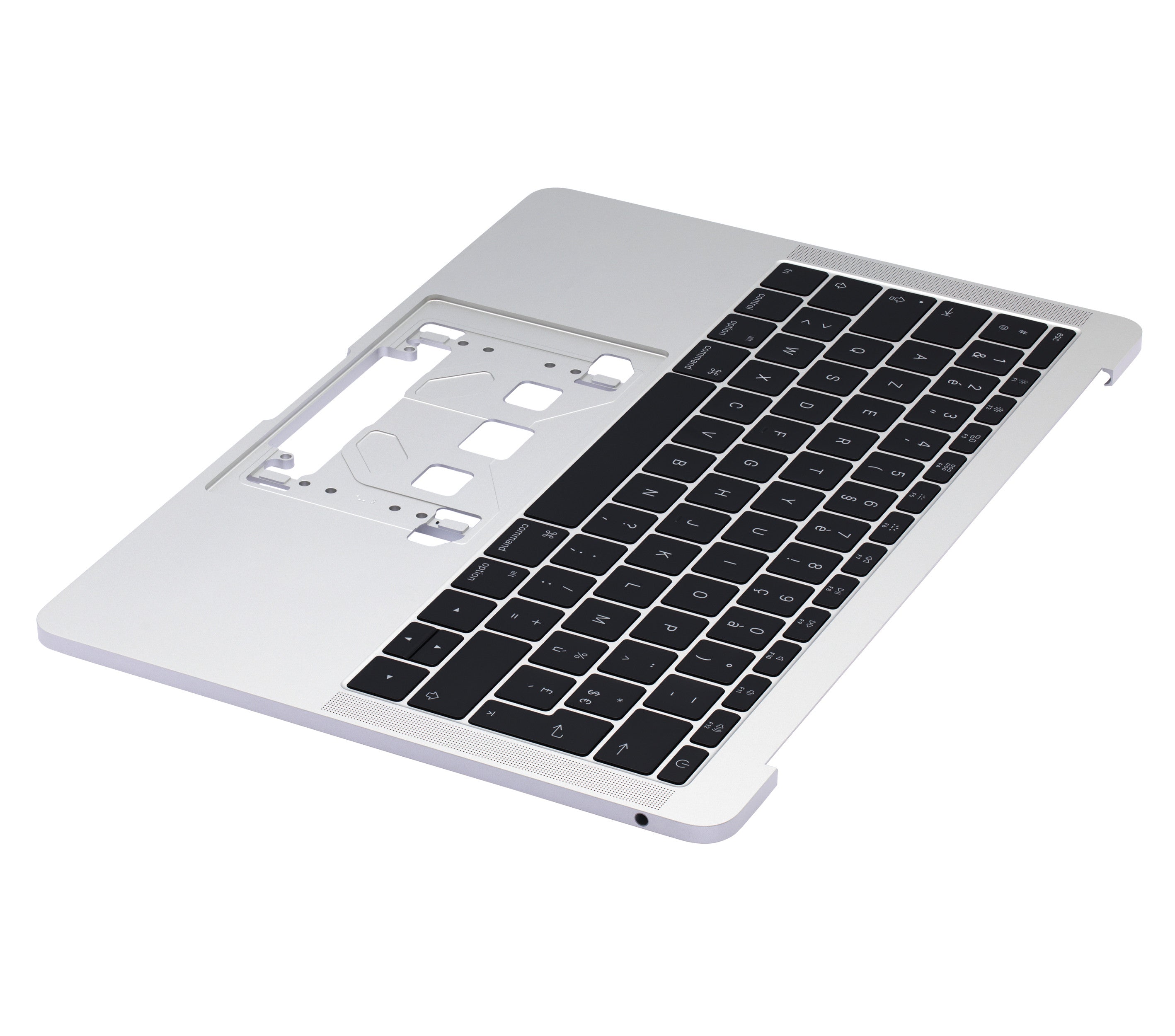 SLIVER TOP CASE WITH FRENCH ENGLISH KEYBOARD FOR MACBOOK PRO 13" A1708 (LATE 2016-MID 2017)