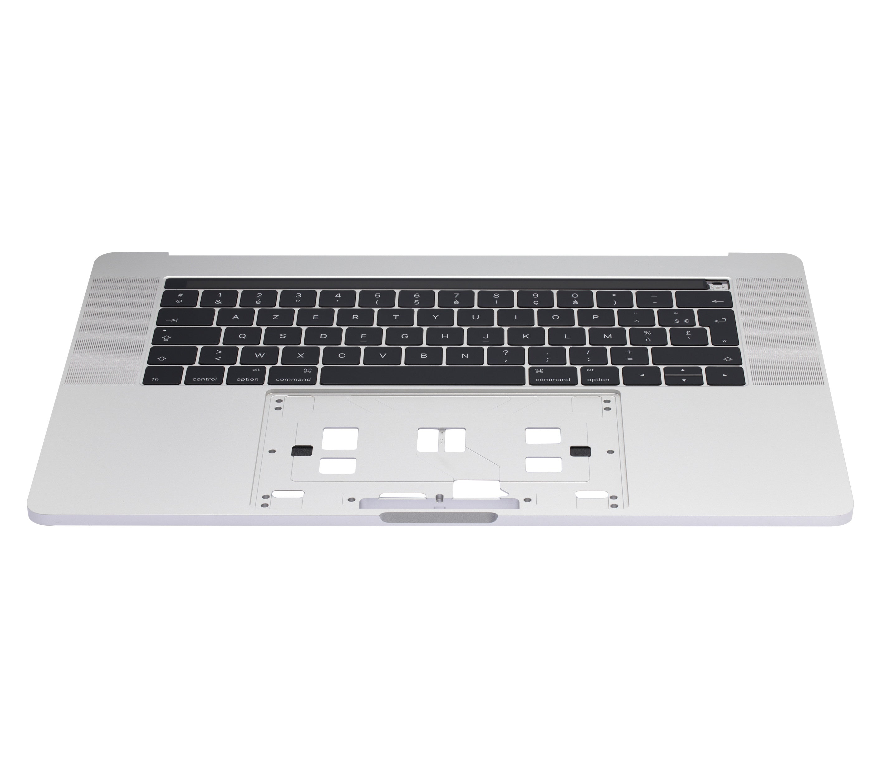 SILVER TOP CASE WITH KEYBOARD (FRENCH)  FOR MACBOOK PRO 13" W/ TOUCH BAR A1707 (LATE 2016 / MID 2017)