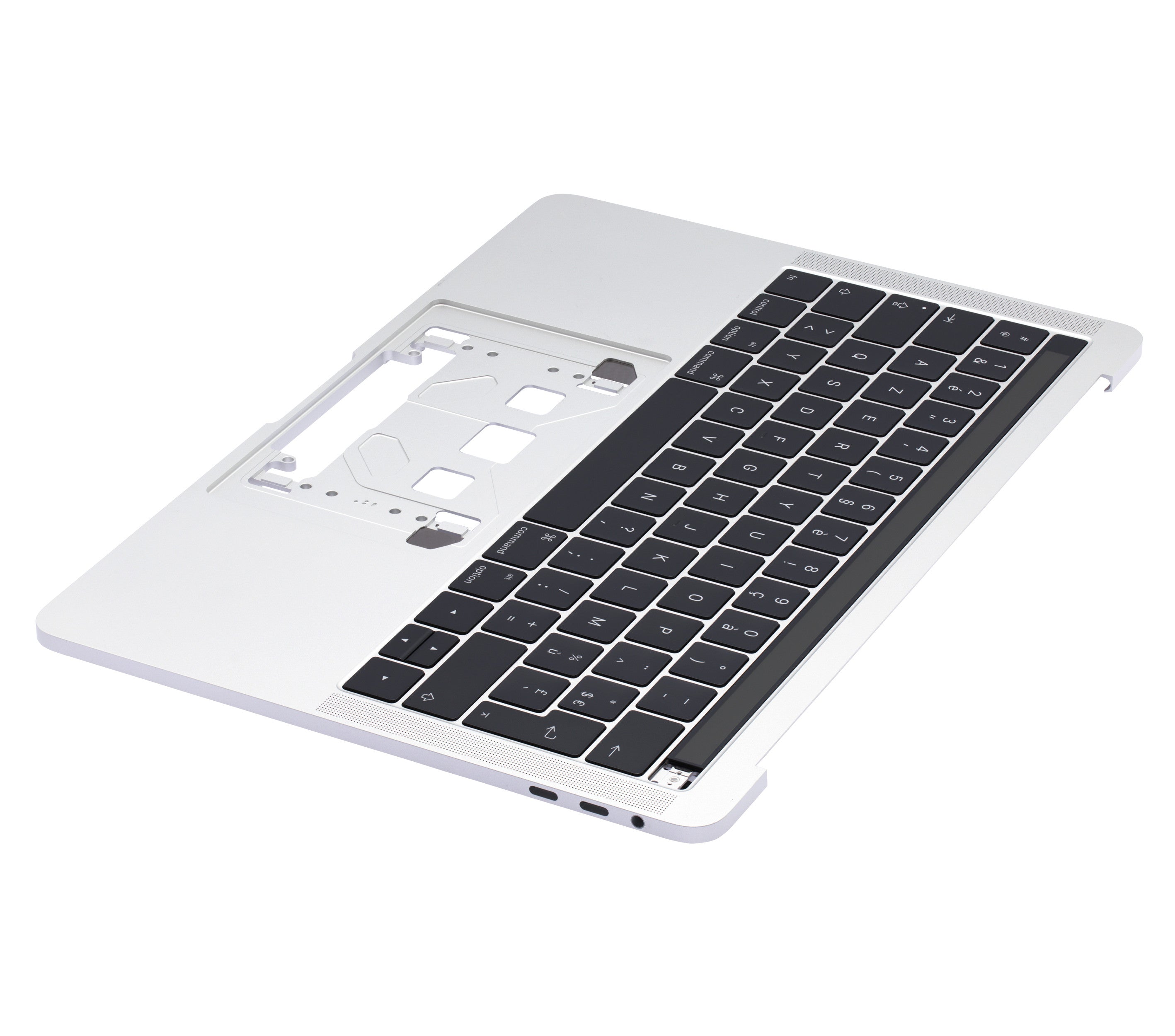 SILVER TOP CASE ASSEMBLY ((FRENCH) FOR MACBOOK PRO 13" TOUCH A1706 (LATE 2016-MID 2017)