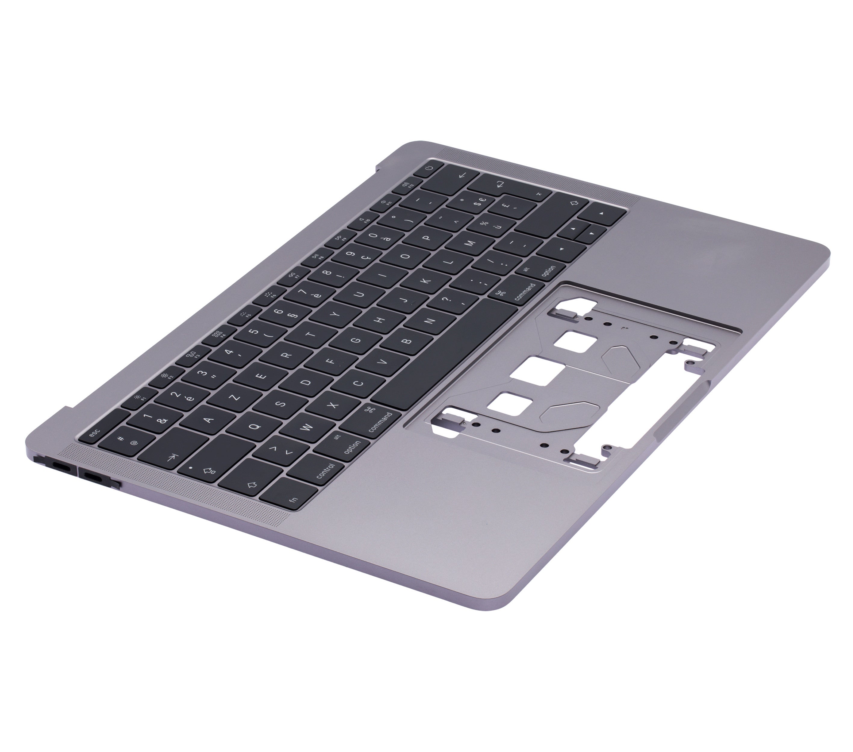 SPACE GRAY TOP CASE WITH FRENCH ENGLISH KEYBOARD FOR MACBOOK PRO 13" A1708 (LATE 2016-MID 2017)