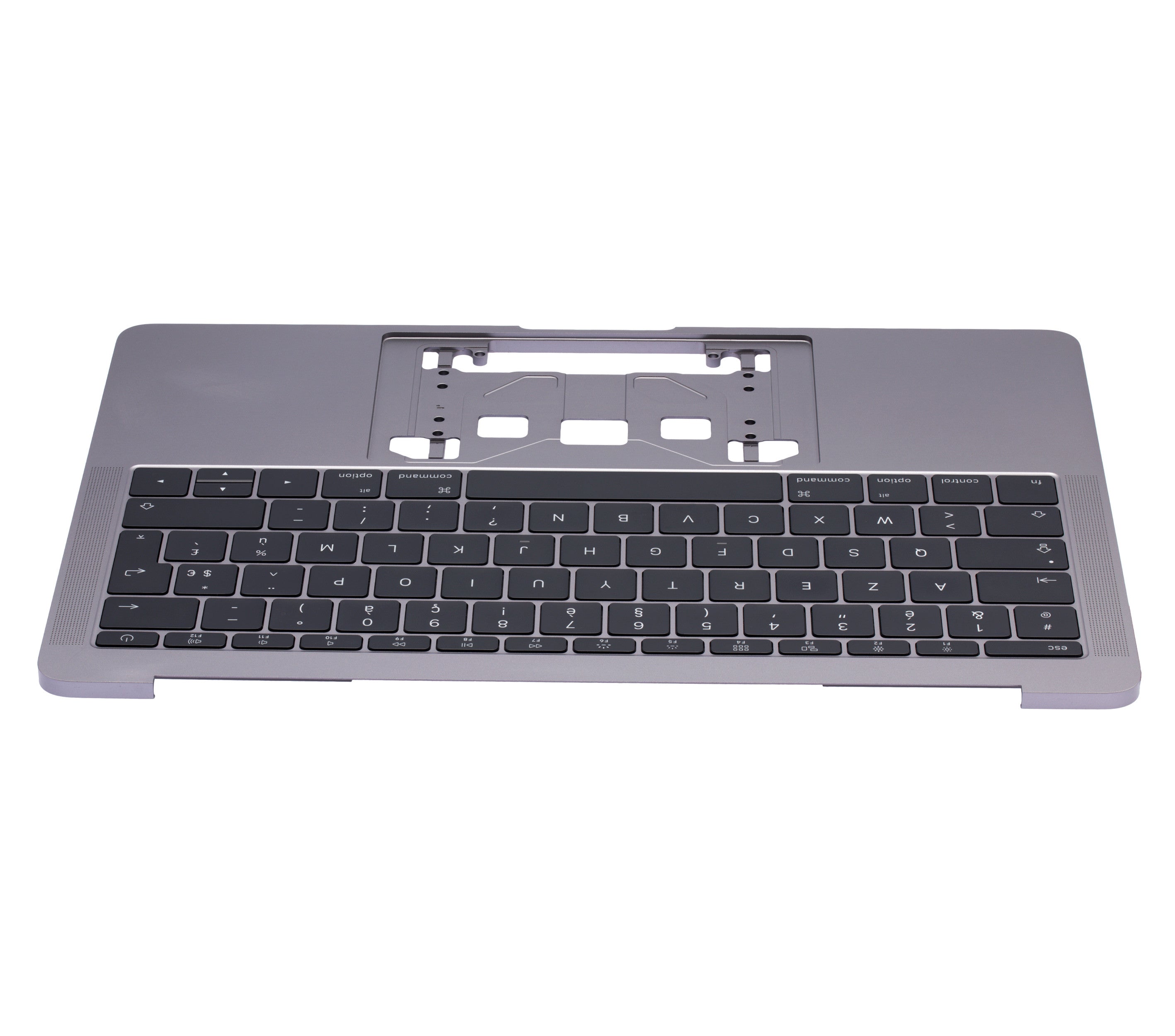 SPACE GRAY TOP CASE WITH FRENCH ENGLISH KEYBOARD FOR MACBOOK PRO 13" A1708 (LATE 2016-MID 2017)