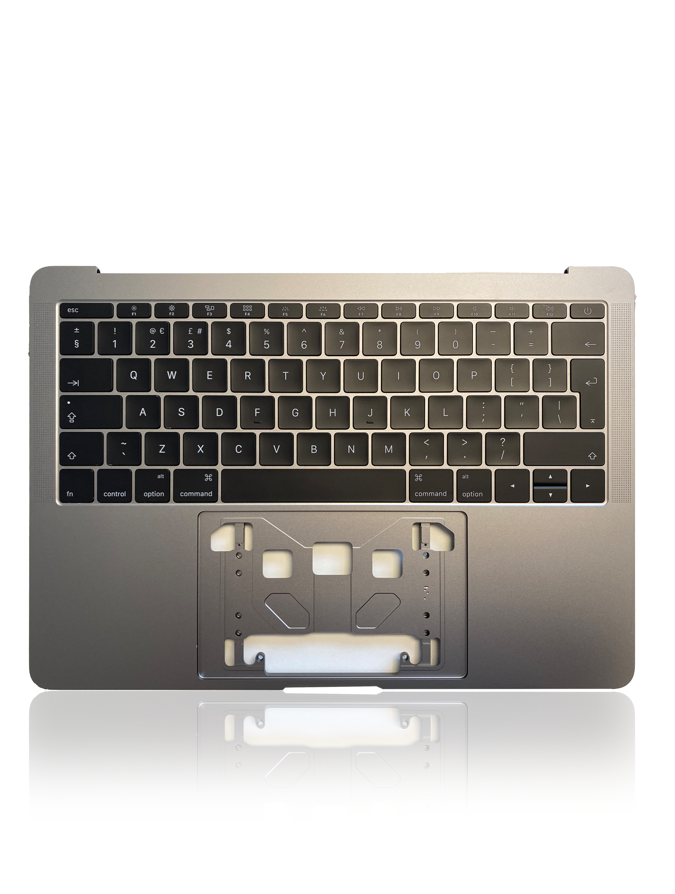 Top Case With Keyboard Compatible For MacBook Pro 13" Retina (A1708 / Late 2016 / Mid 2017) (UK Keyboard) (Used OEM Pull: Grade New) (Space Gray)