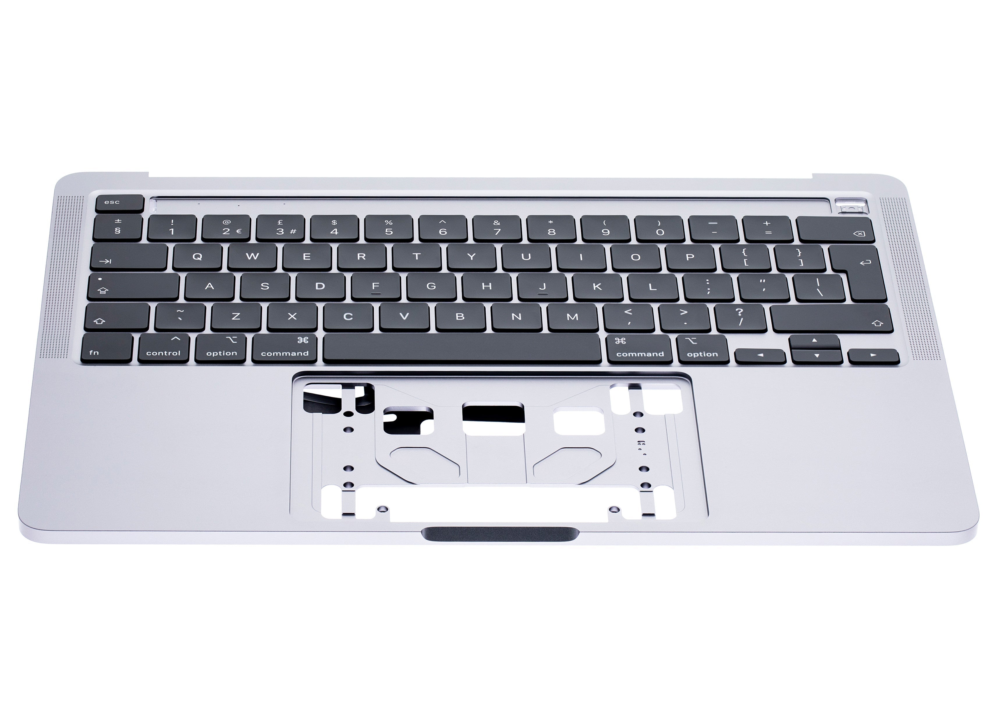 SPACE GRAY TOP CASE WITH KEYBOARD MACBOOK PRO 13" A2289 (LATE 2016 TO EARLY 2020) (USED OEM PULL: COSMETIC GRADE: NEW)