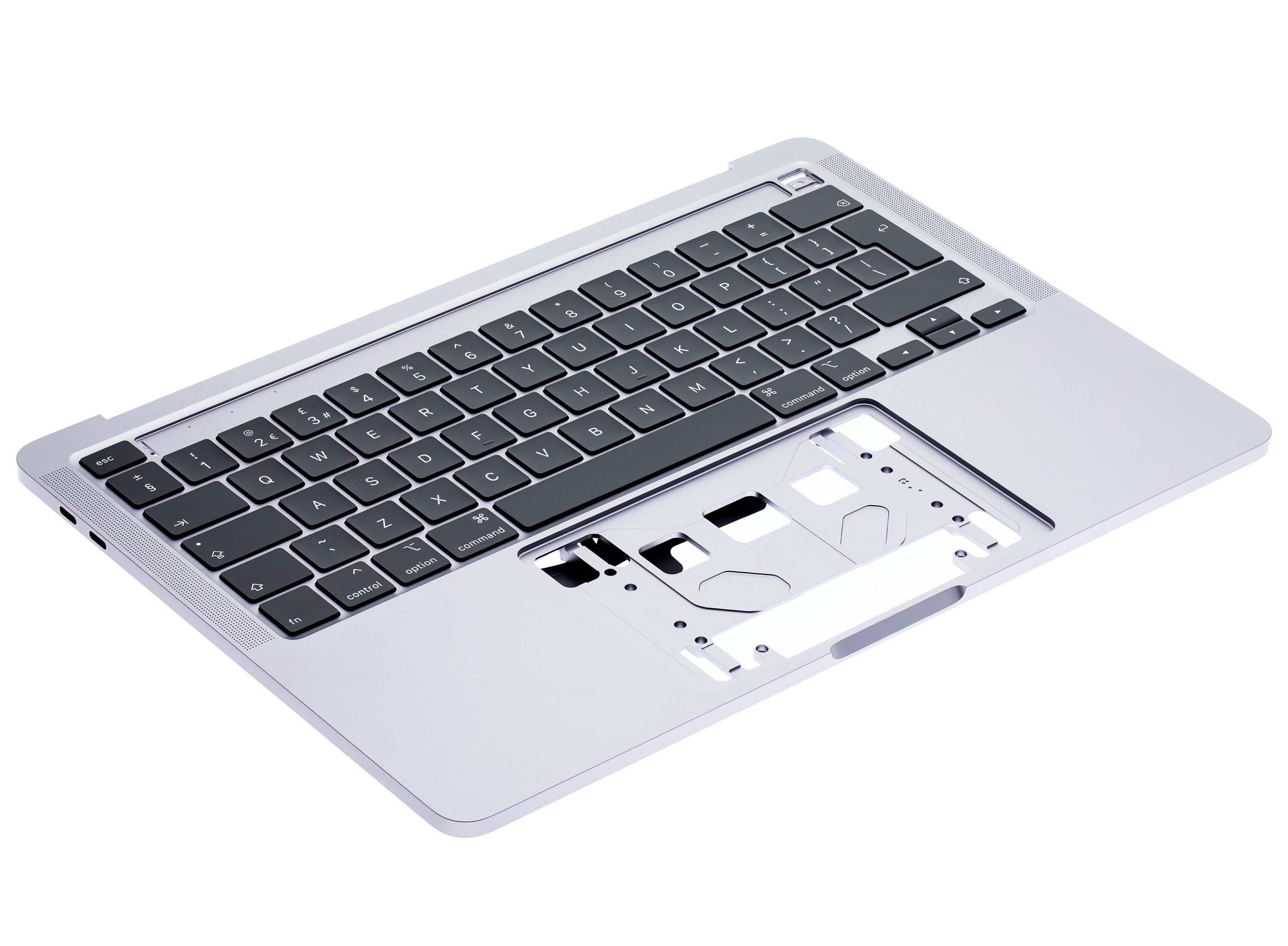 SPACE GRAY TOP CASE WITH KEYBOARD MACBOOK PRO 13" A2289 (LATE 2016 TO EARLY 2020) (USED OEM PULL: COSMETIC GRADE: NEW)