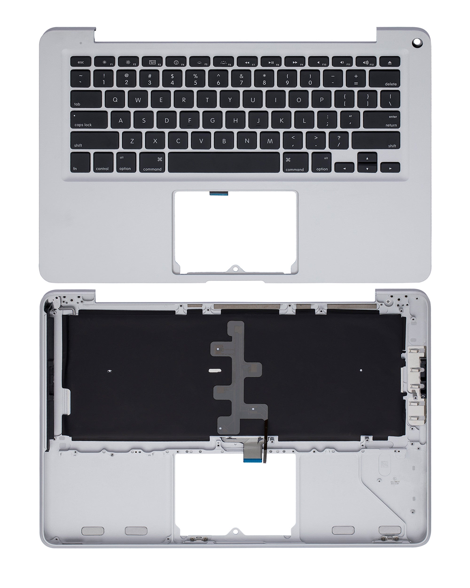 TOP CASE WITH KEYBOARD COMPATIBLE FOR MACBOOK UNIBODY 13" A1278 (LATE 2008) (US ENGLISH)