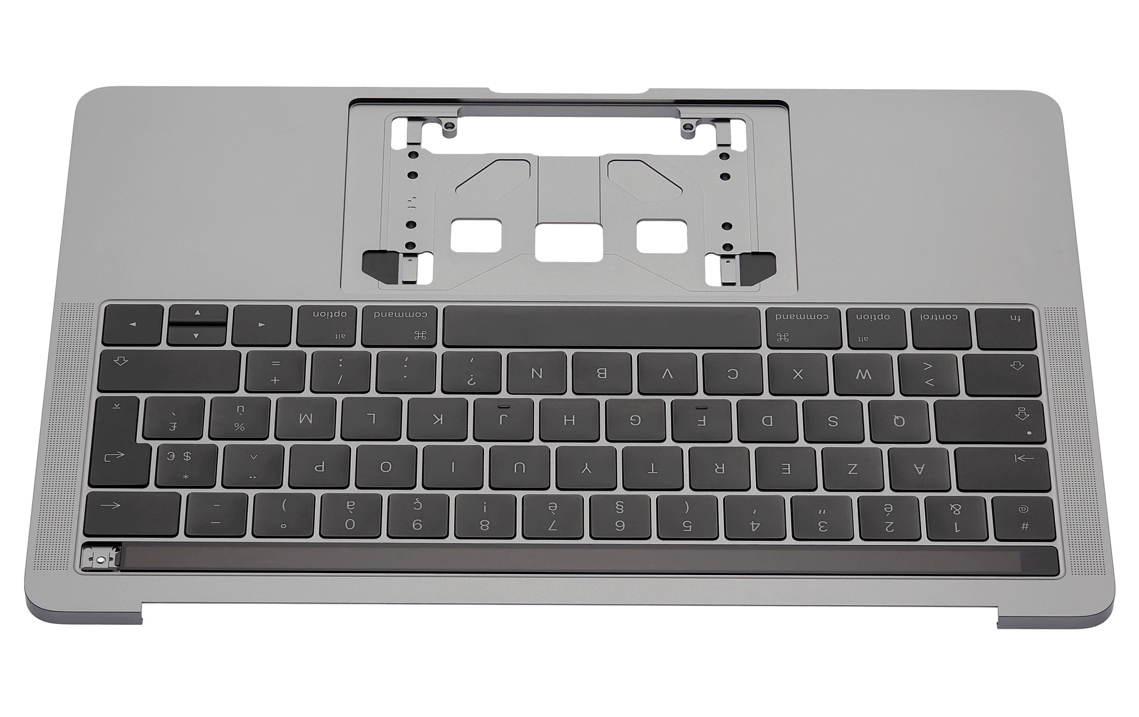 SPACE GREY TOP CASE WITH KEYBOARD (FRENCH)  FOR MACBOOK PRO 13" W/ TOUCH BAR A1707 (LATE 2016 / MID 2017)