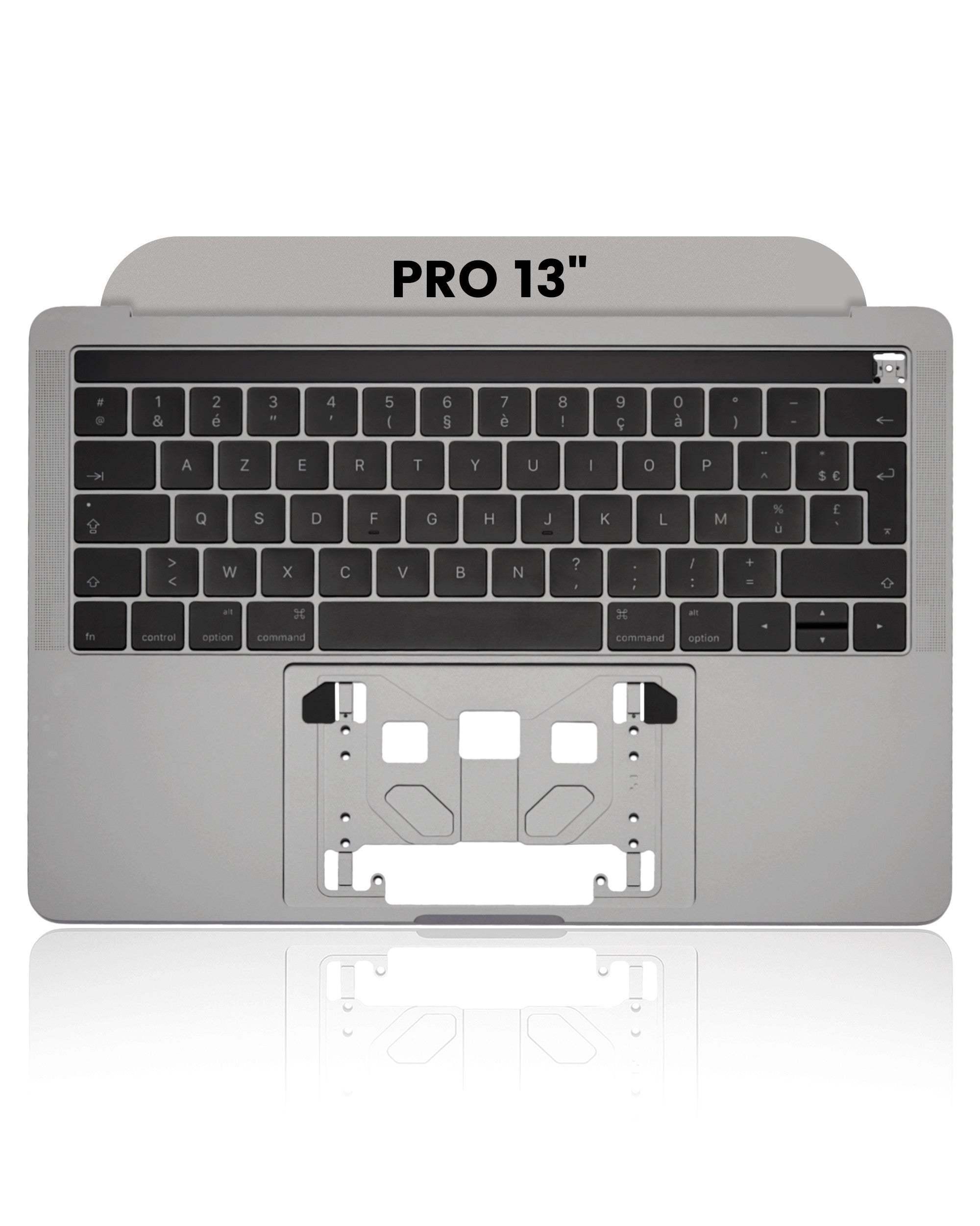 SPACE GREY TOP CASE WITH KEYBOARD (FRENCH)  FOR MACBOOK PRO 13" W/ TOUCH BAR A1707 (LATE 2016 / MID 2017)