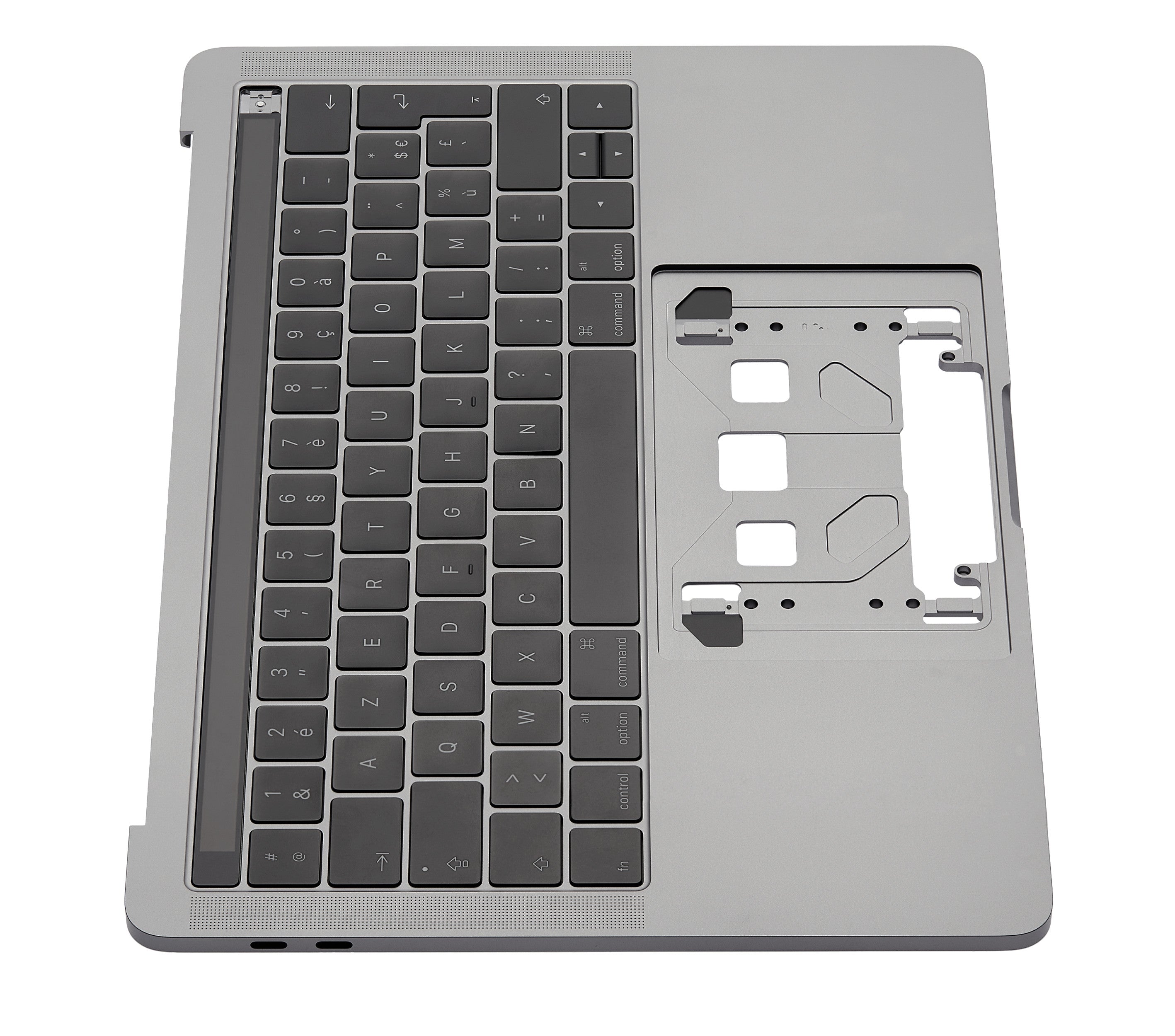 SPACE GREY TOP CASE WITH KEYBOARD (FRENCH)  FOR MACBOOK PRO 13" W/ TOUCH BAR A1707 (LATE 2016 / MID 2017)