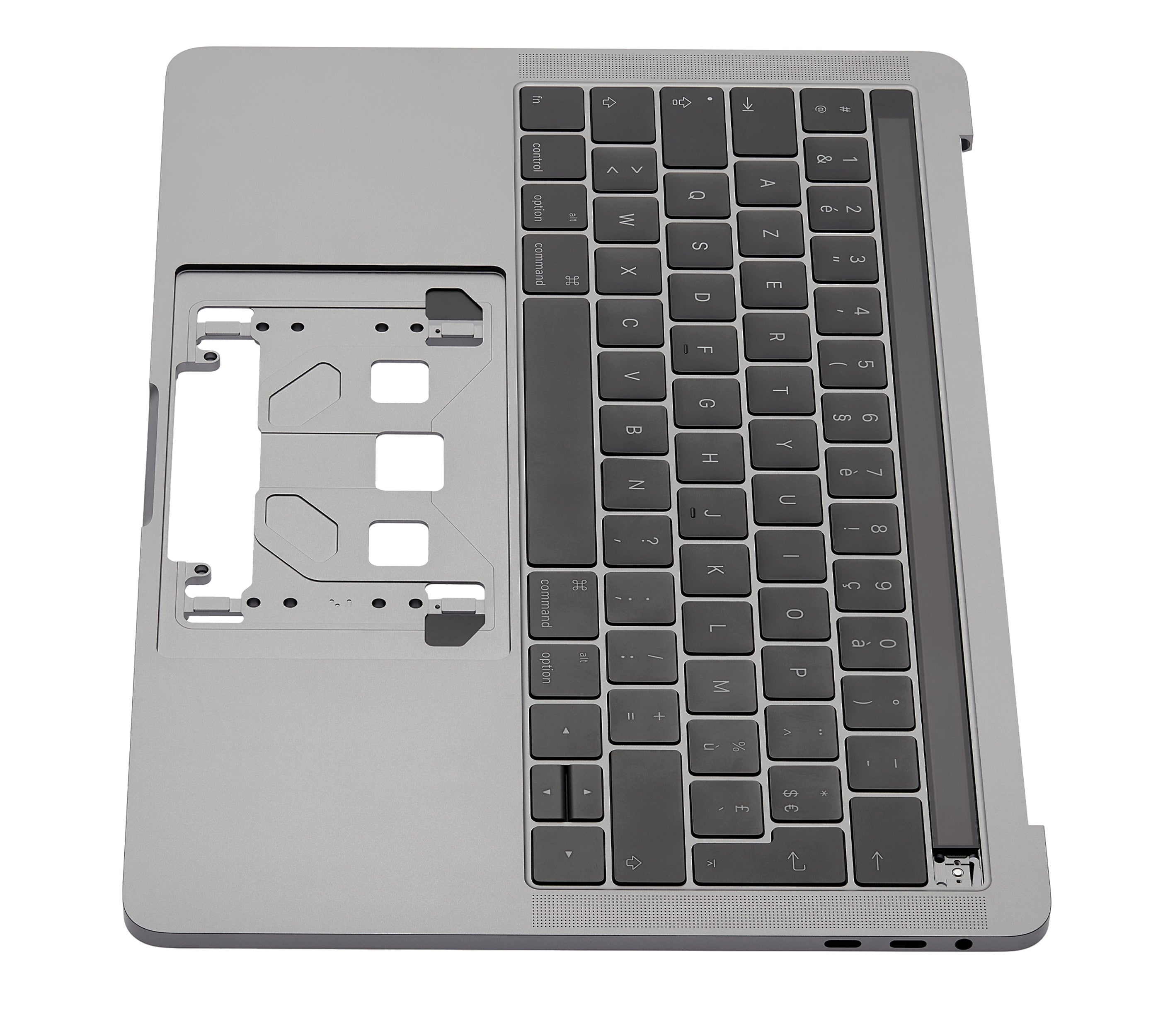 SPACE GREY TOP CASE WITH KEYBOARD (FRENCH)  FOR MACBOOK PRO 13" W/ TOUCH BAR A1707 (LATE 2016 / MID 2017)