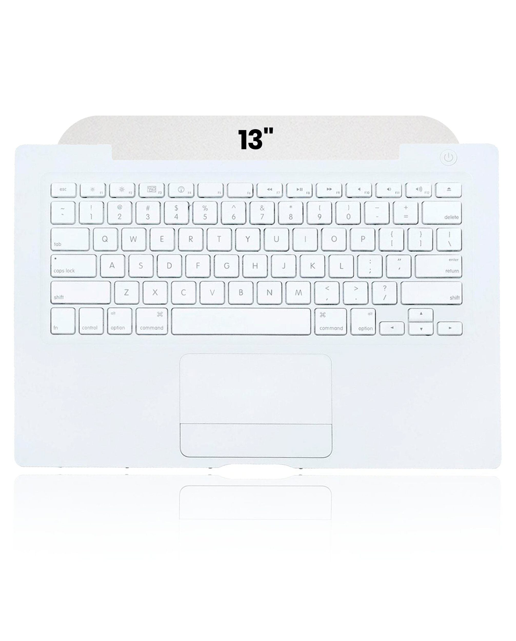 TOP CASE WITH KEYBOARD AND TRACKPAD COMPATIBLE FOR MACBOOK 13" A1181 (MID 2009 - LATE 2007) (US ENGLISH)