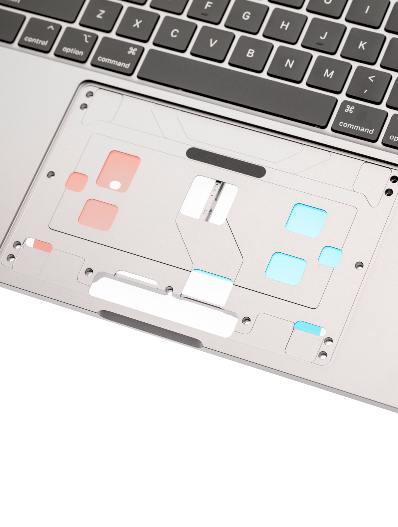 Top Case With Keyboard Compatible For MacBook Pro 16" (A2141 / Mid 2019) (US English) (Used OEM Pull: Grade New) (Silver)