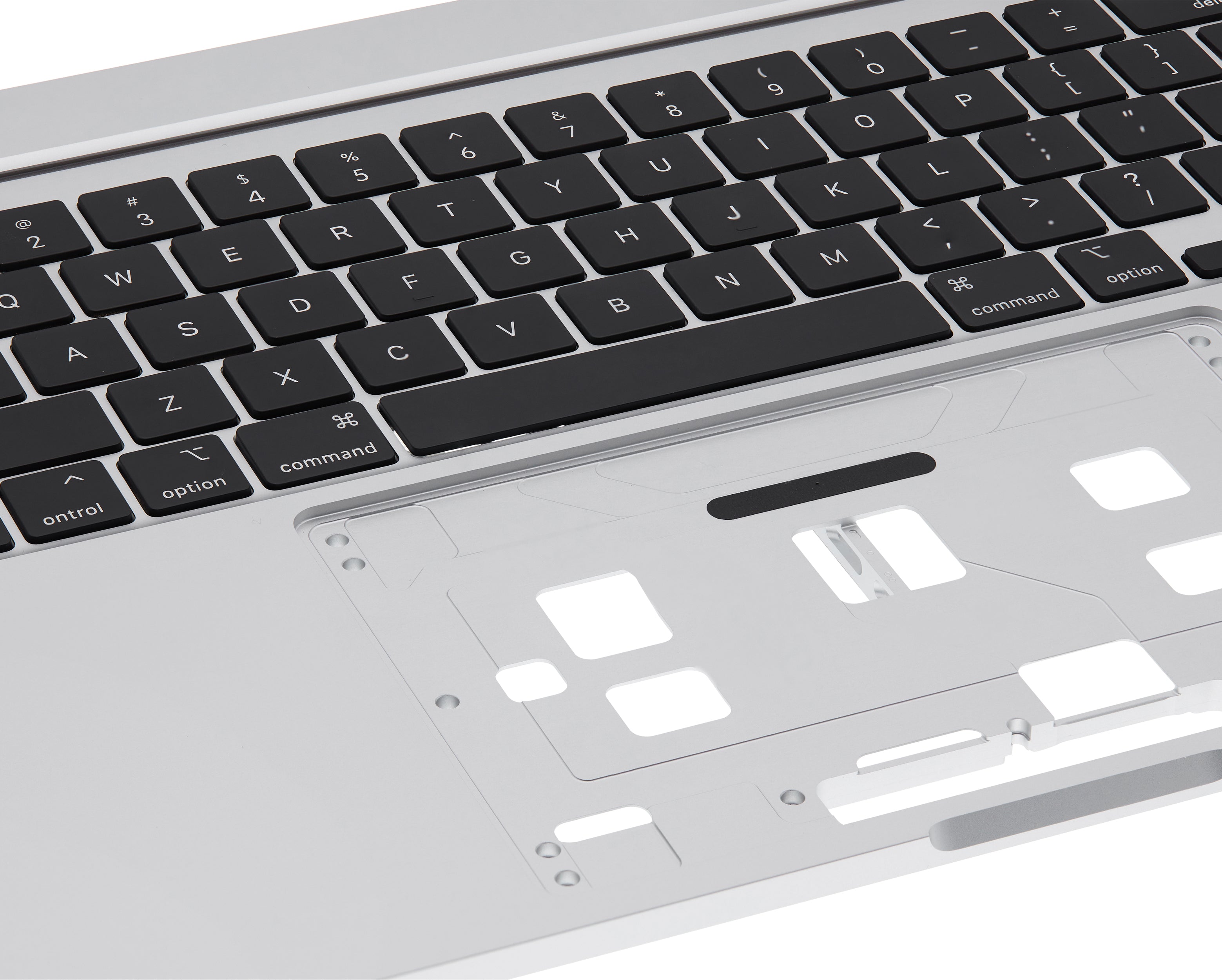 Top Case With Keyboard Compatible For MacBook Pro 16" (A2141 / Mid 2019) (US English) (Used OEM Pull: Grade New) (Silver)