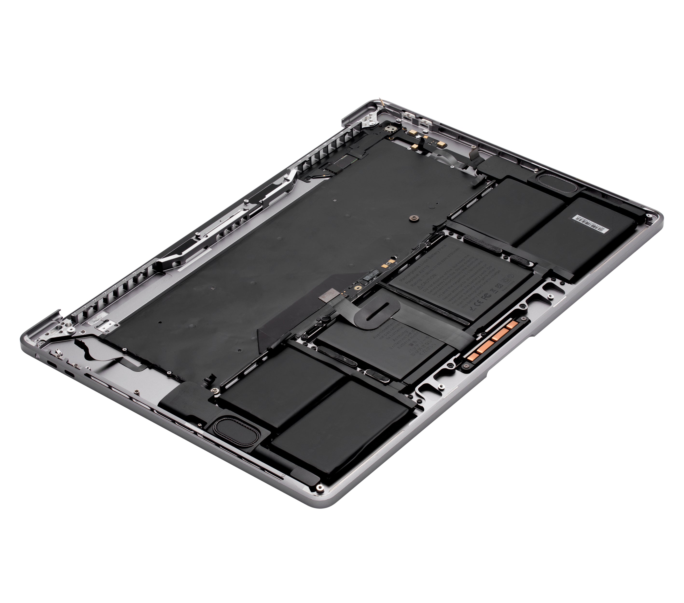 Top Case Assembly With Battery And Keyboard Compatible For MacBook Pro 16" (A2141 / Mid 2019) (US English) (Used OEM Pull: Grade New) (Silver)