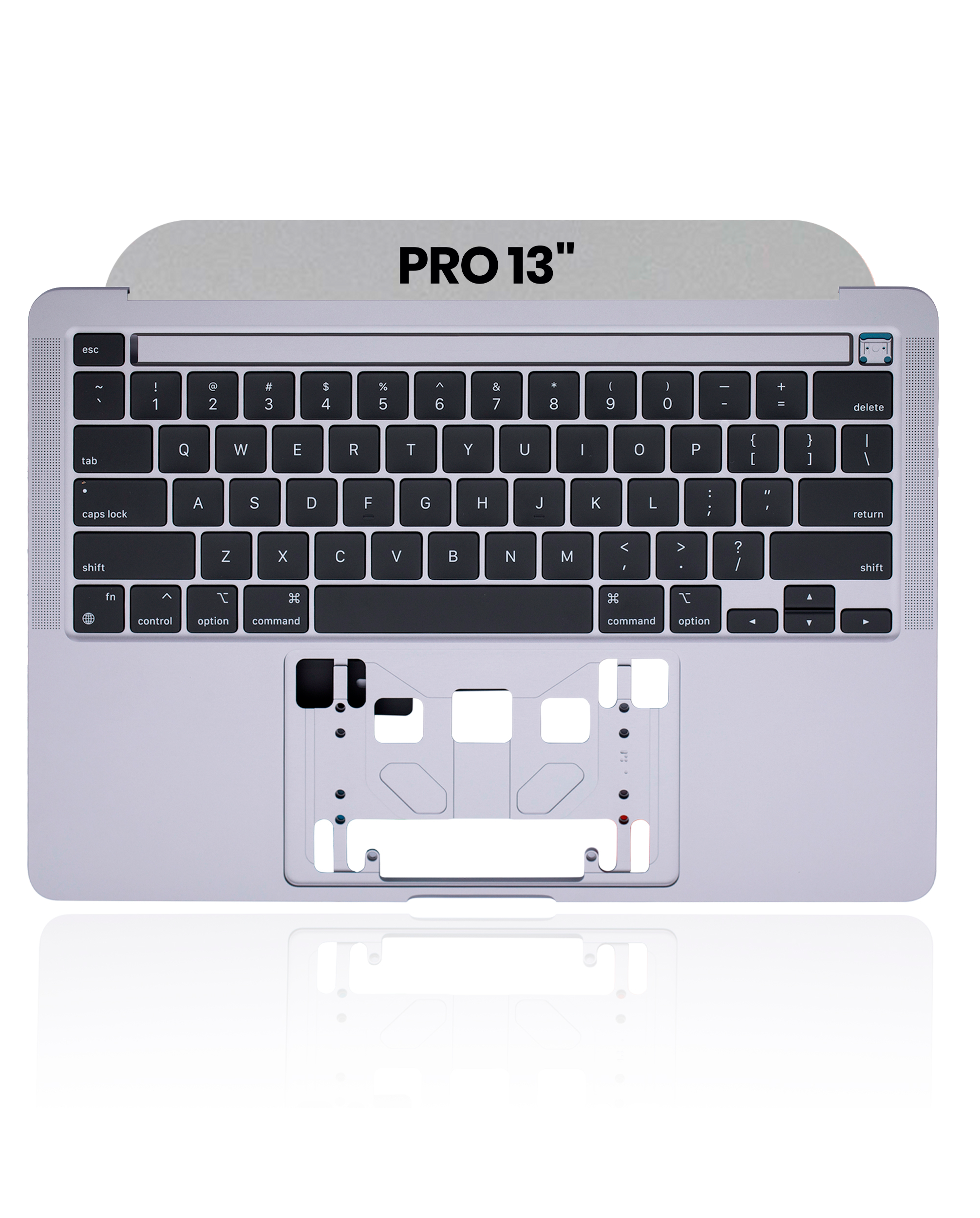 Top Case With Keyboard Compatible For MacBook Pro 13" (A2338 / Late 2020) (US English) (Space Gray)