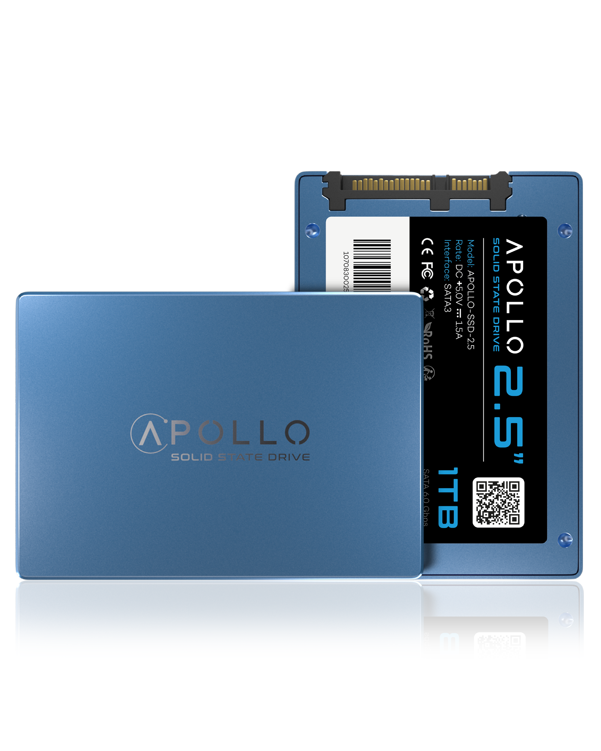 Apollo High Performance 2.5" SSD 3D TLC Nand 512GB