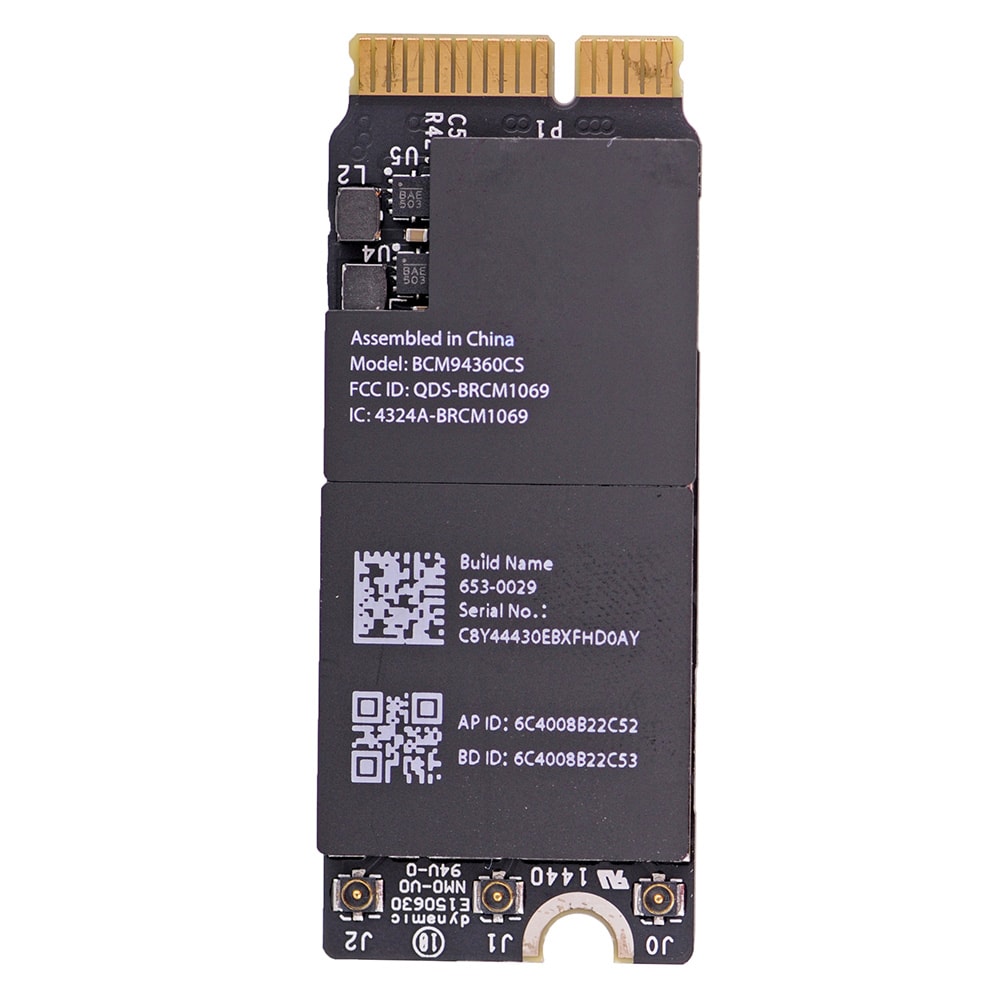 WIFI/BLUETOOTH CARD #BCM943602CS FOR MACBOOK PRO RETINA A1398 A1502 (EARLY 2015-MID 2015)