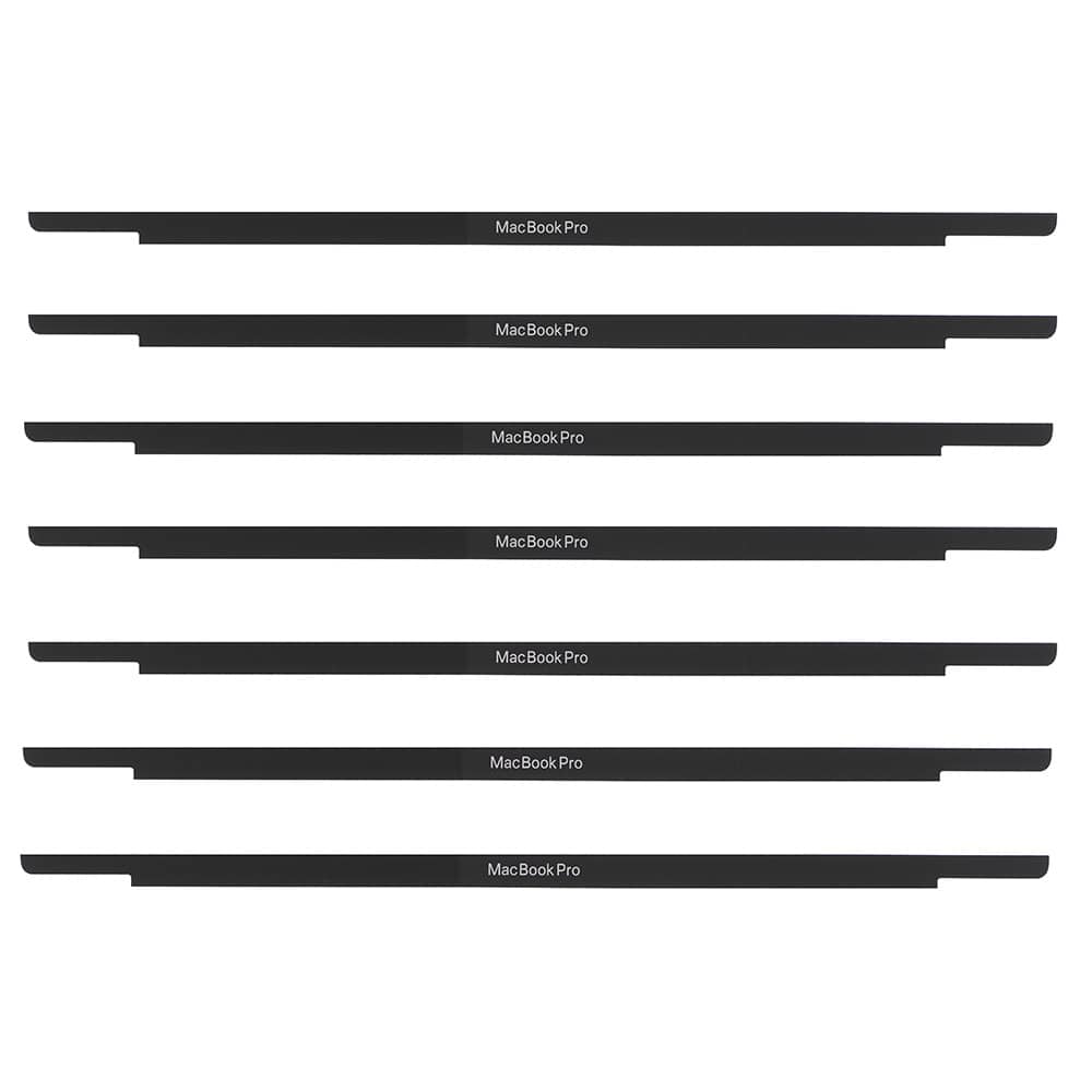 DISPLAY BOTTOM GLASS BEZEL STRIP (WITH LOGO) FOR MACBOOK PRO 13" / PRO TOUCH BAR 13" / PRO RETINA 13" A2338 / A2289 / A2159 / A1989 / A1706 / A1708 / A2251,