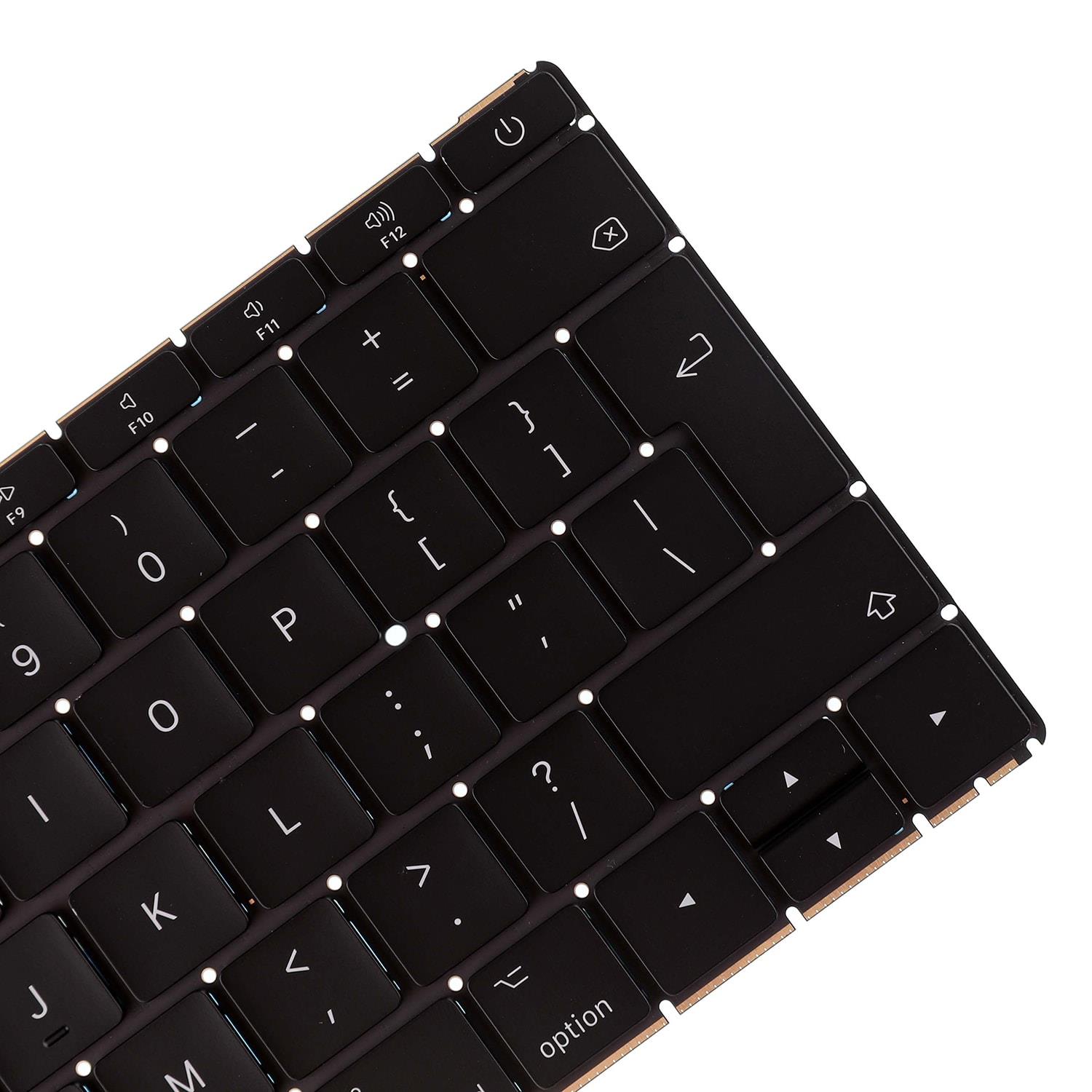 KEYBOARD WITH BACKLIGHT (UK ENGLISH) FOR MACBOOK 12" RETINA A1534 (EARLY 2016 -MID 2017)