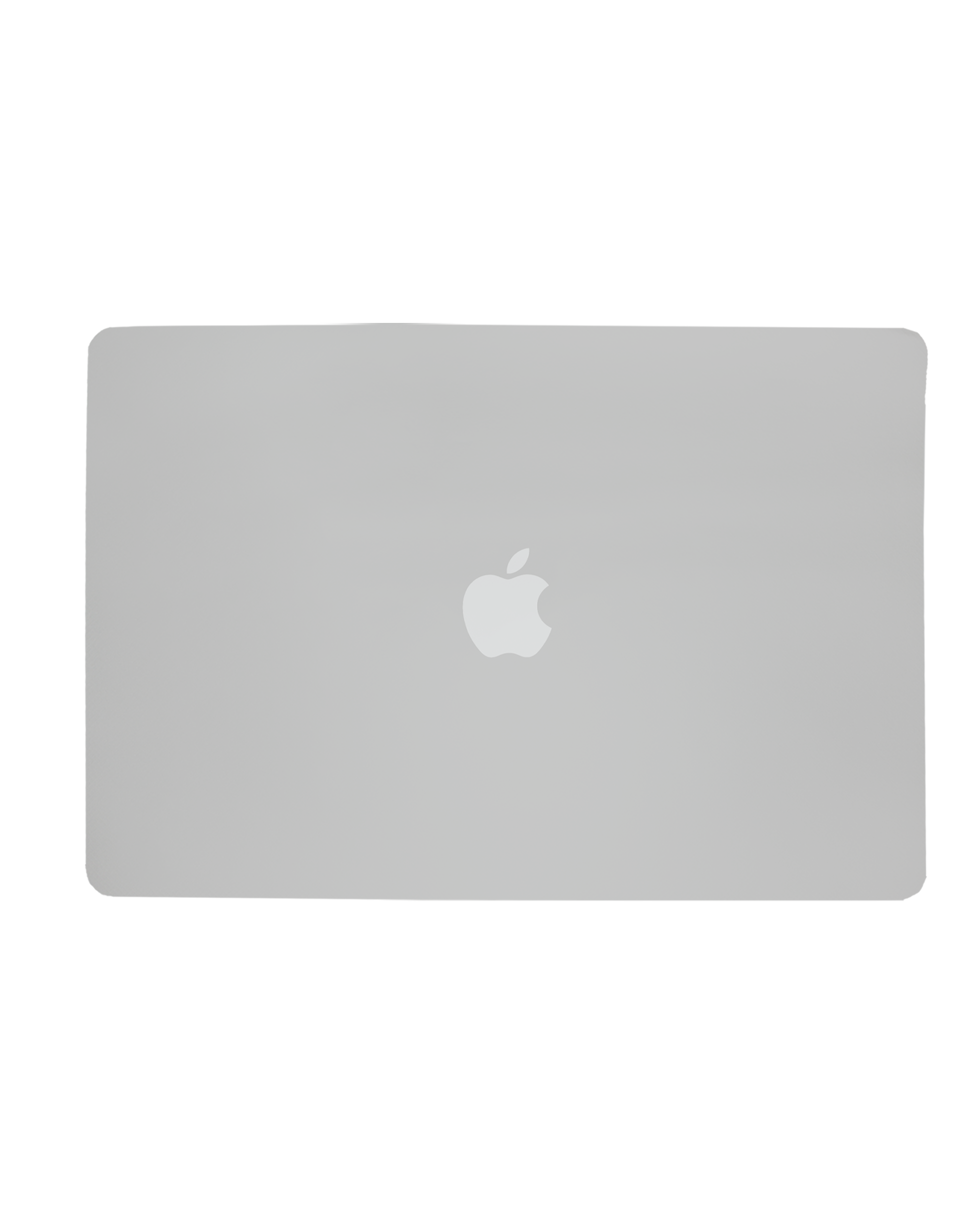 2 in 1 (Top and Bottom) Skin Compatible For MacBookPro 13" (A2251 / Mid 2020) (Silver)