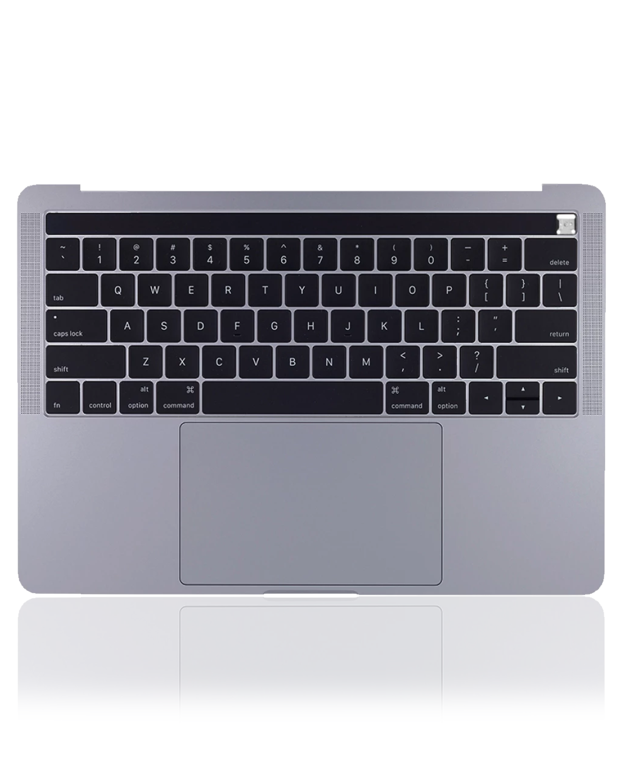 Top Case With Keyboard & Trackpad Compatible For MacBook Pro 13" (A1989 / Late 2018 / Early 2019) (UK Keyboard) (Used OEM Pull: Grade A) (Space Gray)