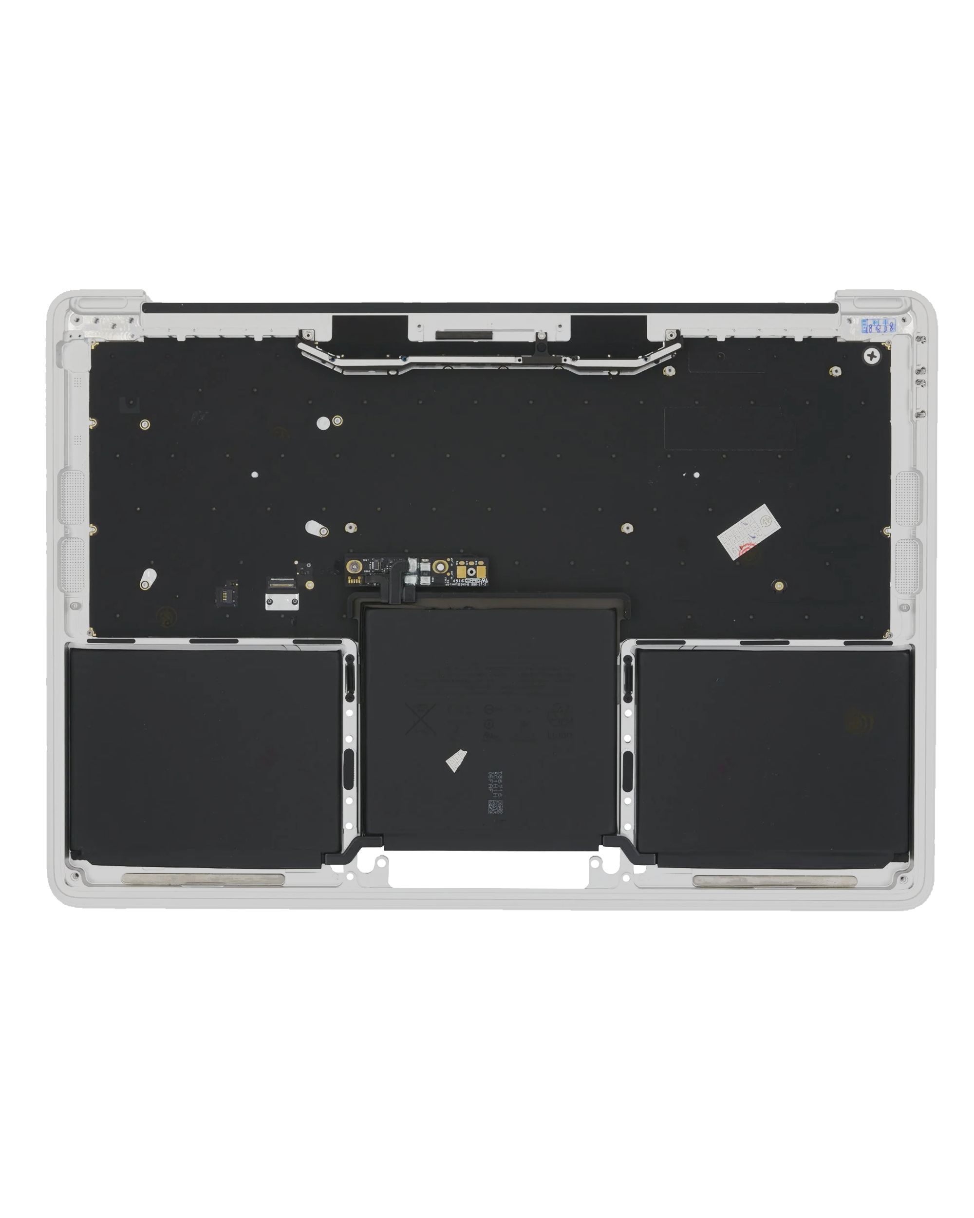 Top Case Assembly With Battery And Keyboard Compatible For MacBook Pro 13" Retina (A1708 / Late 2016) (US Keyboard) (Used OEM Pull: Grade New) (Silver)