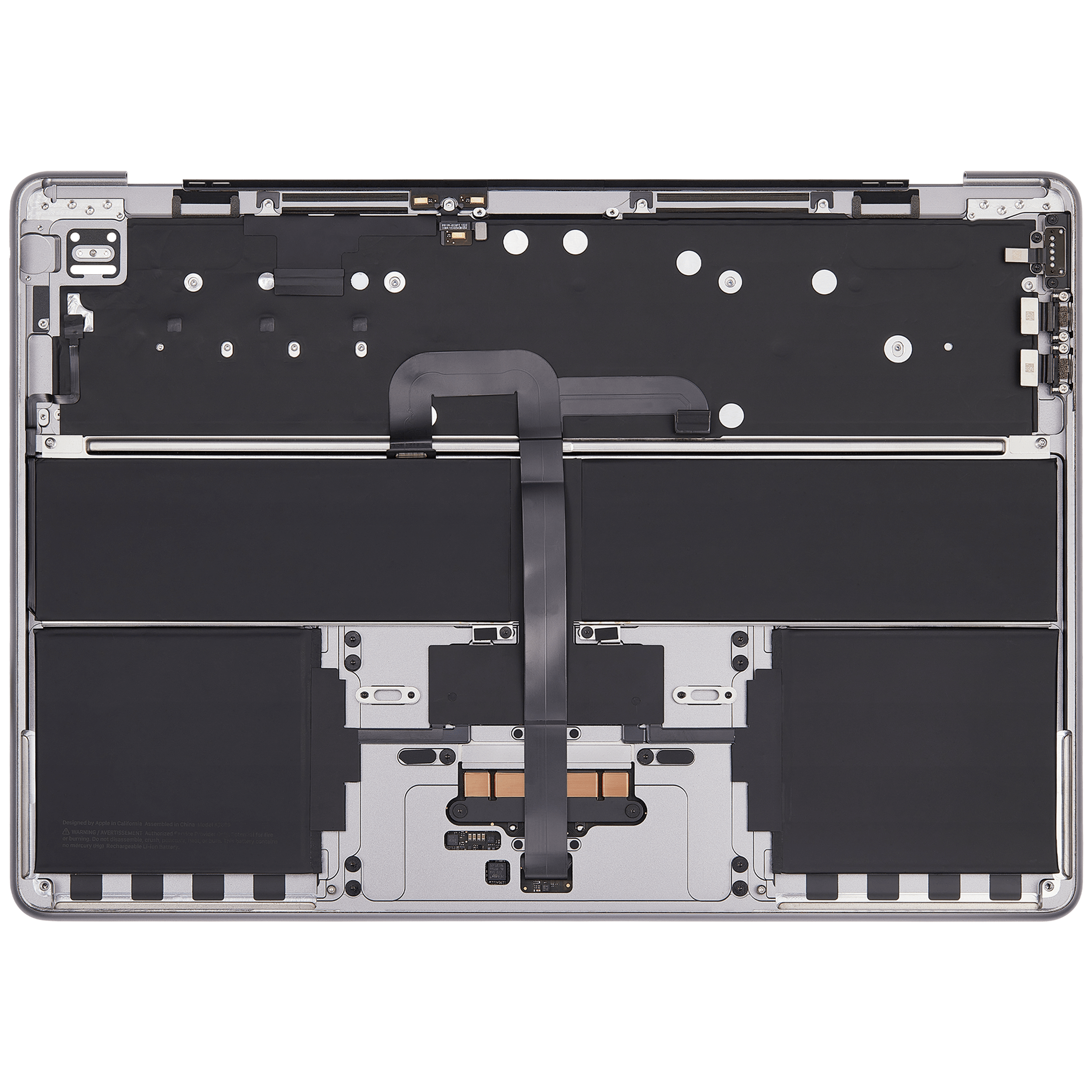 Top Case Assembly With Battery And Keyboard Compatible For MacBook Air 13" (A2681 / Mid 2022) (Space Gray) (UK Keyboard)