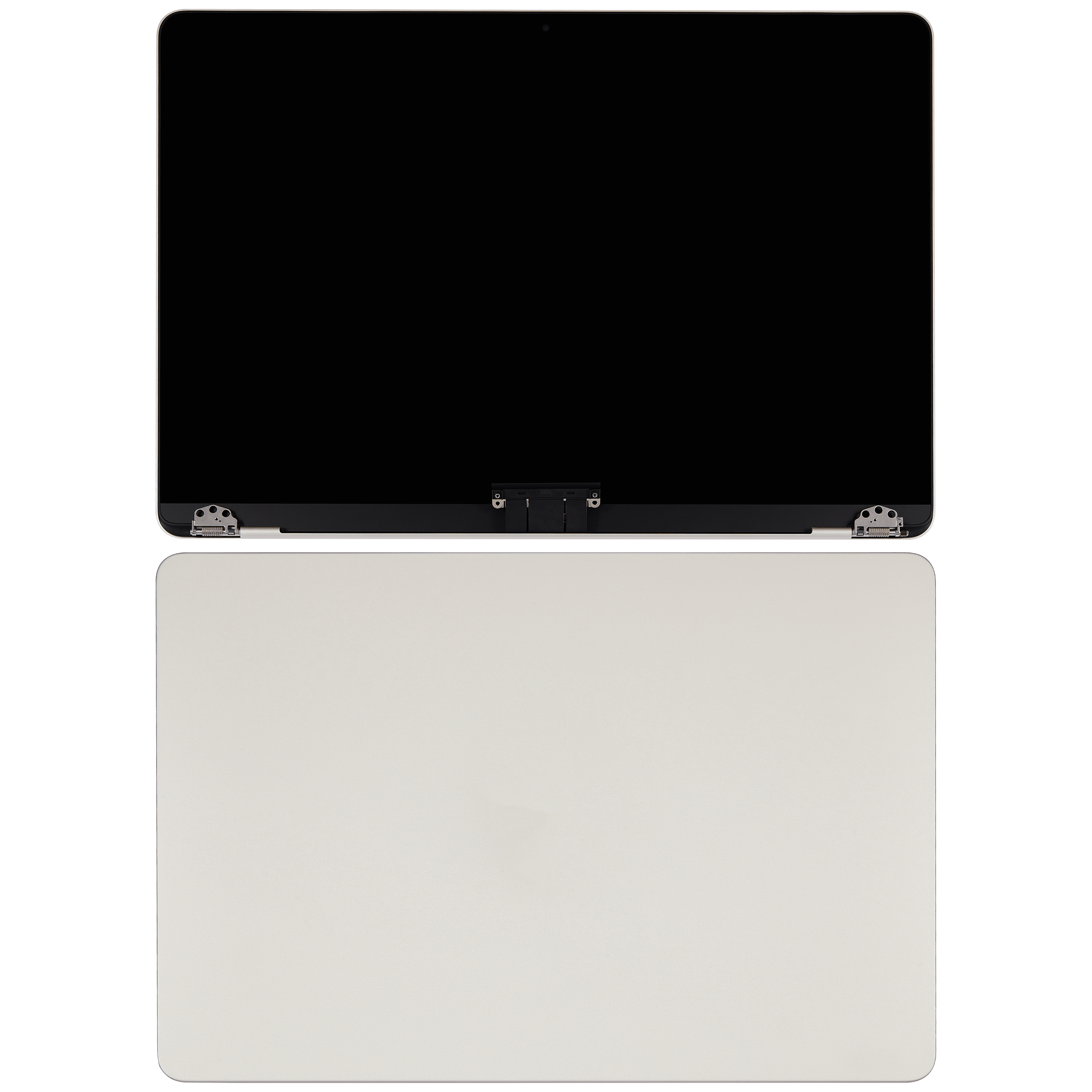 Complete LCD Display Assembly Compatible For MacBook Air 13" (A2681 / Mid 2022) (Used OEM Pull: Grade A) (Starlight)