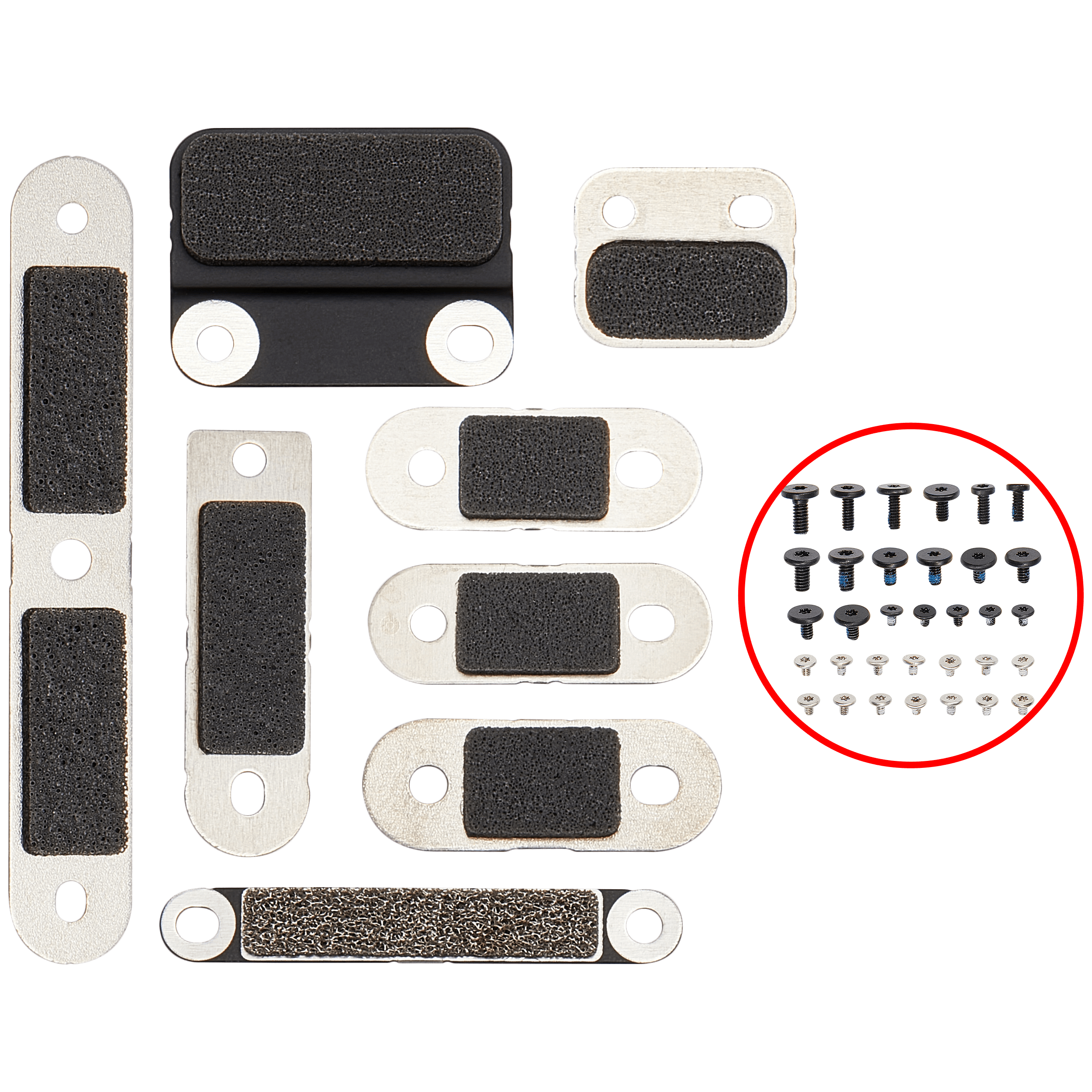 Full Set Small Metal Bracket And Screw Set Compatible For MacBook Pro 14" (A2442 / Late 2021)