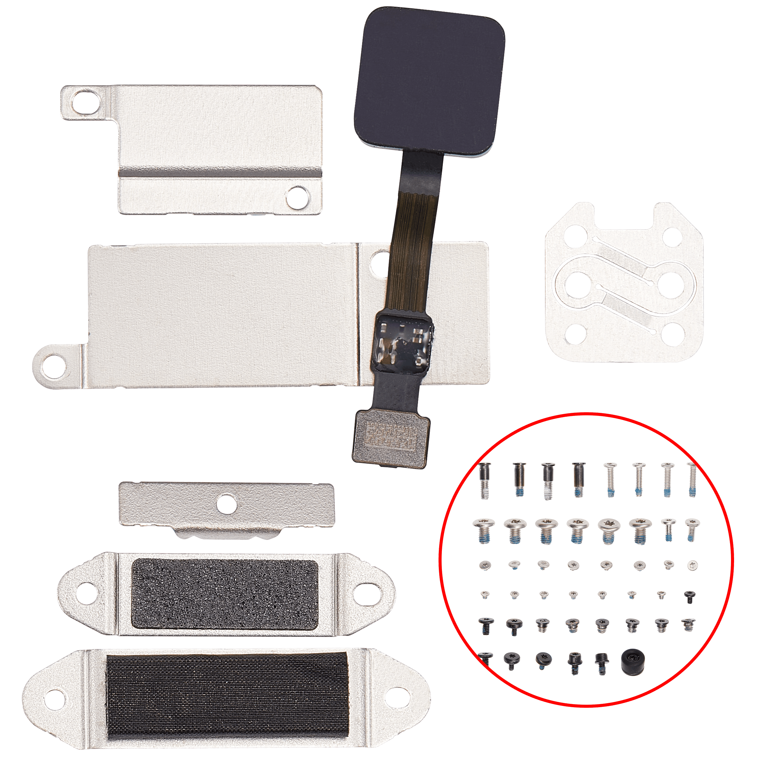 Full Set Small Metal Bracket And Screw Set Compatible For MacBook Air 13" Retina (A2337 / Late 2020)