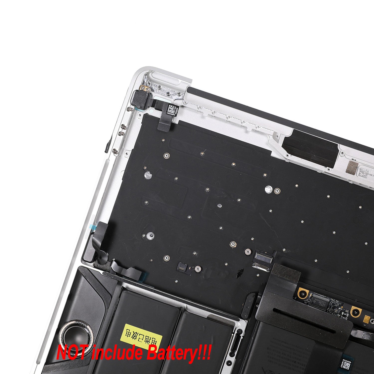 SILVER UPPER CASE ASSEMBLY (US ENGLISH) FOR MACBOOK PRO 13" TOUCH A1706 (LATE 2016-MID 2017)