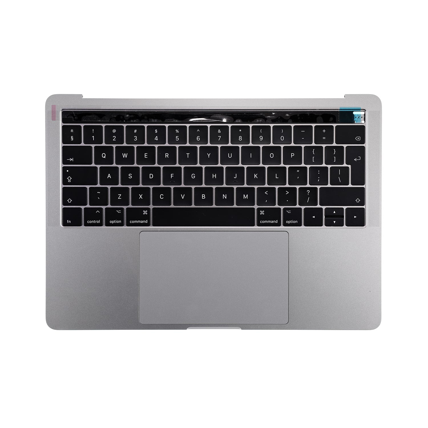 UPPER CASE ASSEMBLY (UK ENGLISH) FOR MACBOOK PRO 13" TOUCH A1706 (LATE 2016-MID 2017) - SPACE GRAY