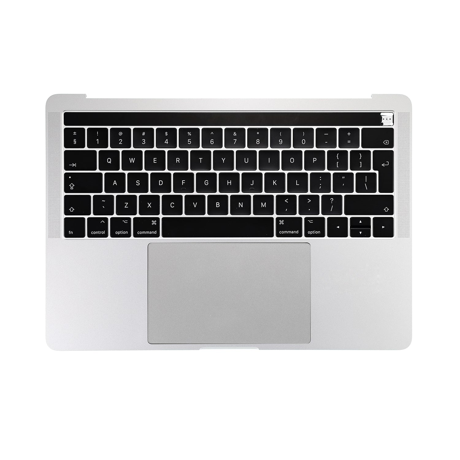 UPPER CASE ASSEMBLY (UK ENGLISH) FOR MACBOOK PRO 13" TOUCH A1706 (LATE 2016-MID 2017) - SILVER