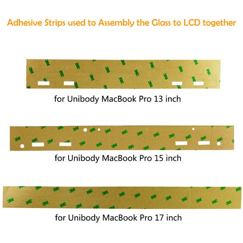 3M ADHESIVE STRIPS FOR UNIBODY MACBOOK PRO 15"