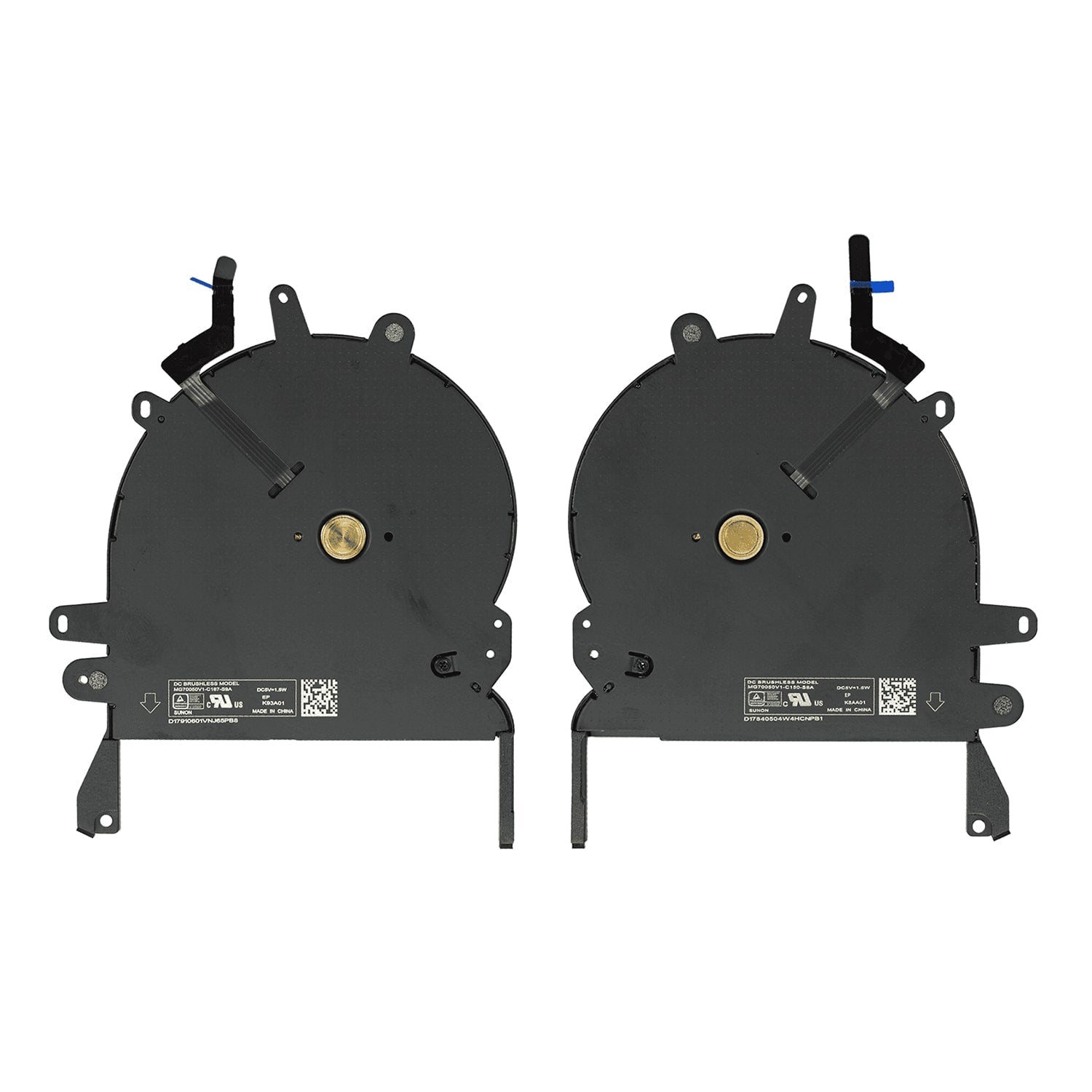 CPU FAN (LEFT+RIGHT ) FOR MACBOOK PRO A1990 (MID 2018 - MID 2019)