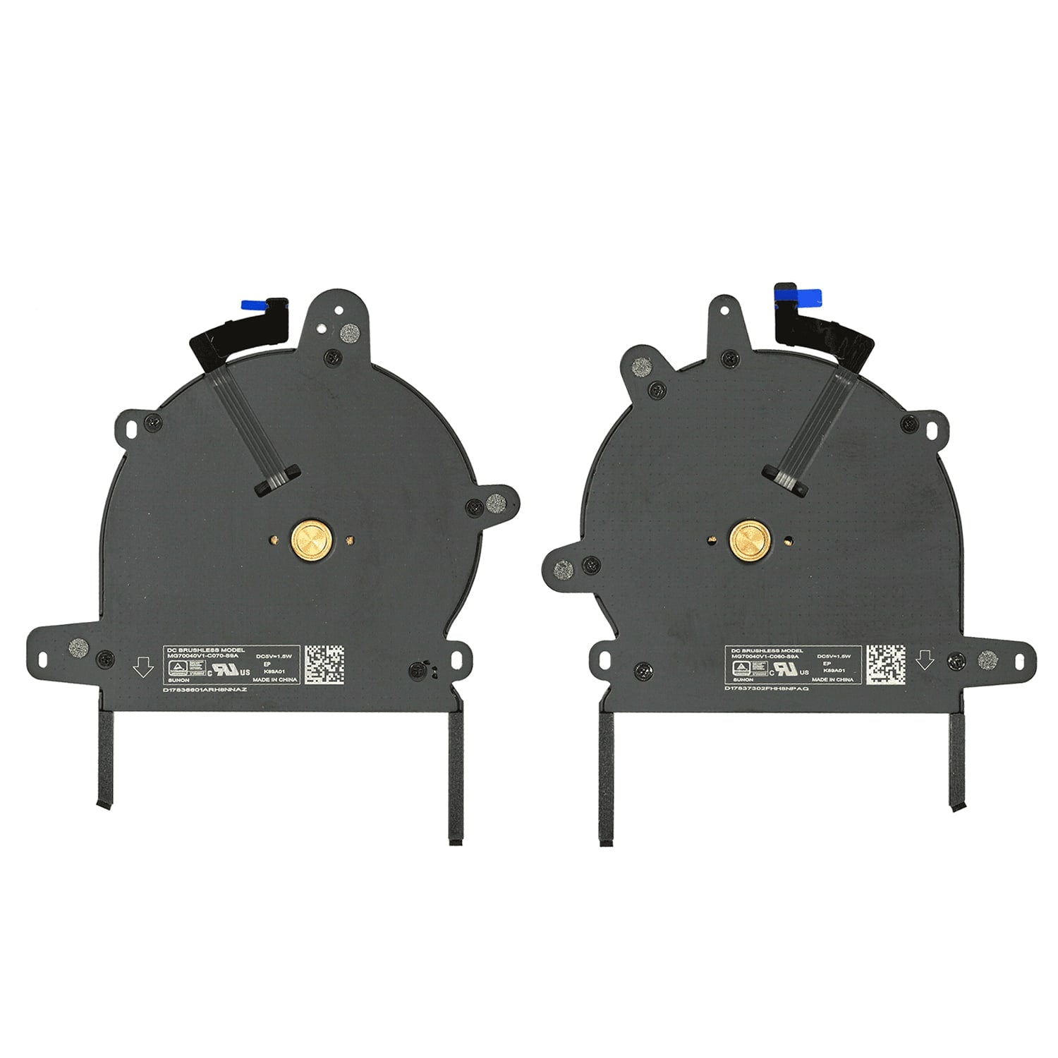 CPU FAN (LEFT+RIGHT )FOR MACBOOK PRO TOUCH 13" A1989 (MID 2018 - MID 2019)