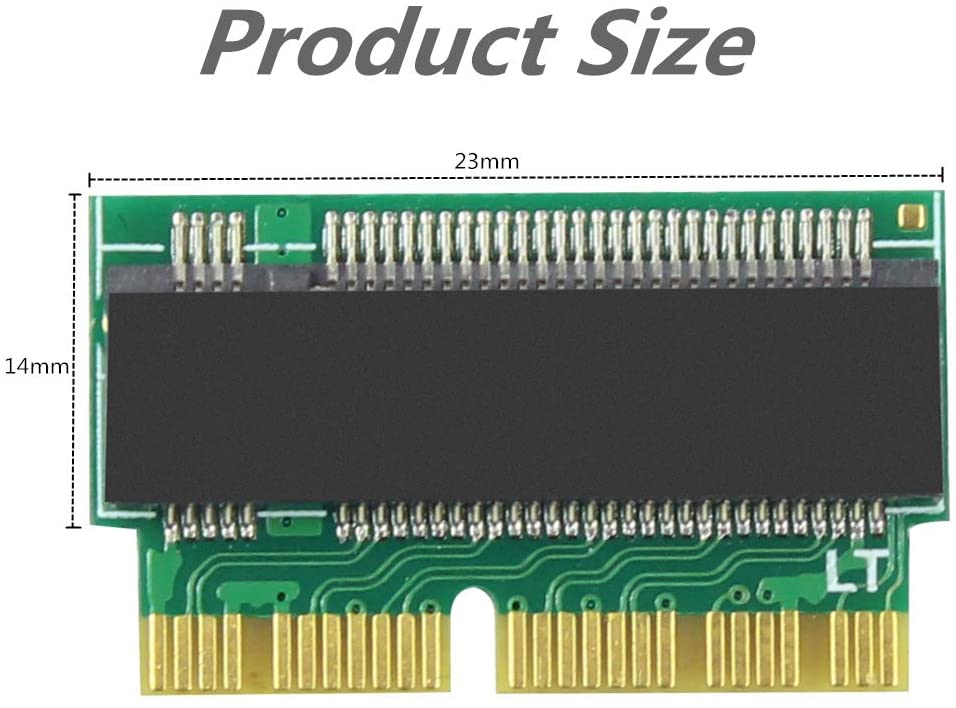 M2 NVME- M2 TO SSD CONNECTOR COMPATIBLE WITH A1466 A1465 A1398 A1502