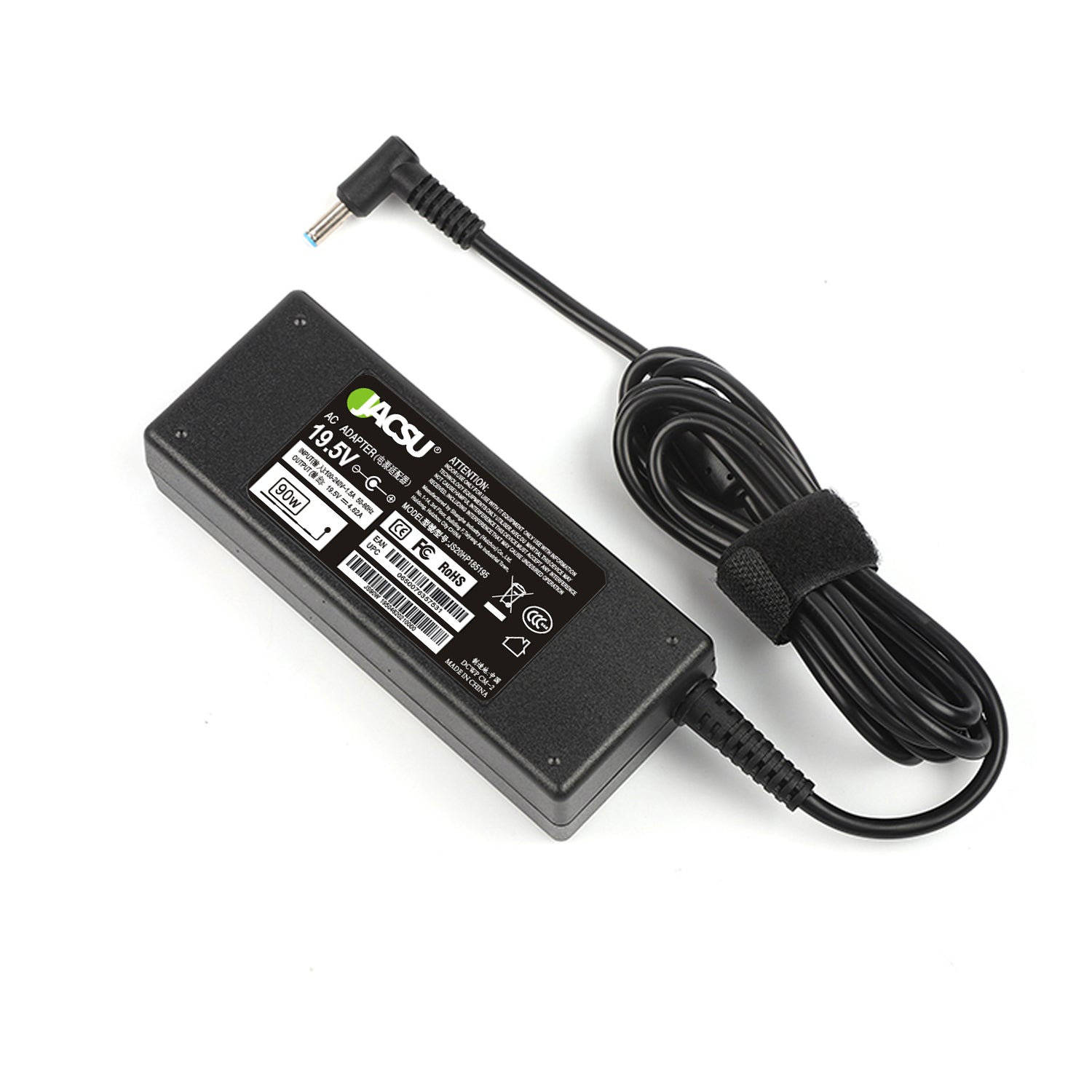 Jacsu 19.5V 4.62A 90W 4.5*3.0mm AC Laptop Charger Adapter For HP Pavilion 14 15 PPP012C-S 710413-001 Envy 17