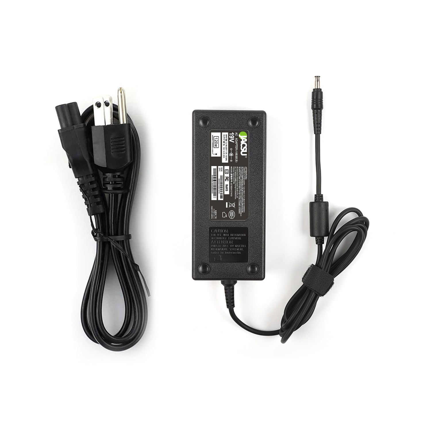 Jacsu 120W 19V 6.32A 5.5X3.0mm AC Adapter/Charger For SAMSUNG Laptop ALL IN ONE SERIES,R70,R508,R560