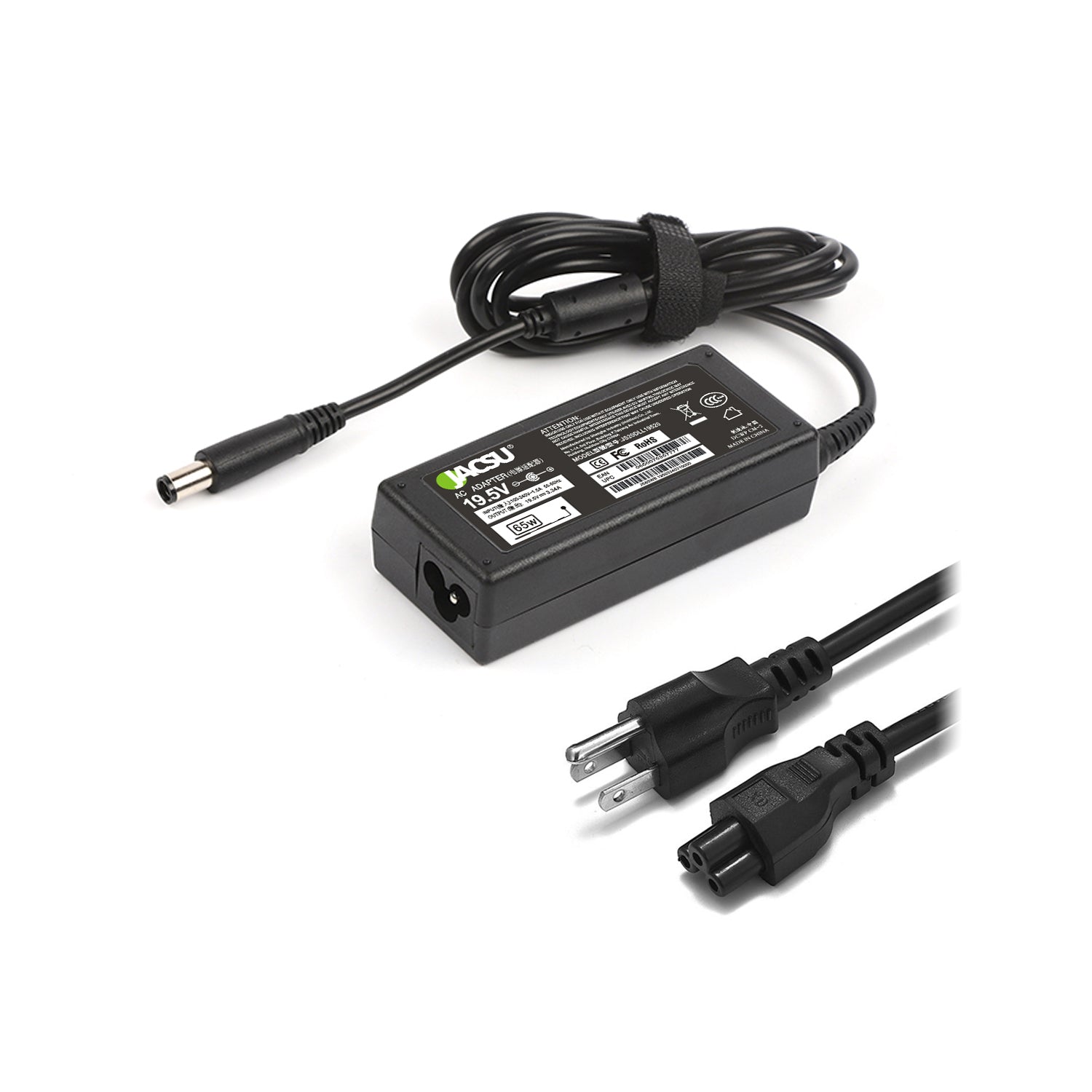 Jacsu DELL 19.5V 3.34A 65W Pin 7.4x5.0mm Power Laptop Adapter Charger LA65NS2-01 PA-12 Family XPS M140 M65