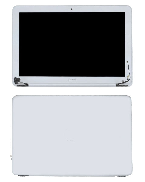 COMPLETE LCD DISPLAY ASSEMBLY FOR MACBOOK 13" UNIBODY A1342  (LATE 2009 / MID 2010) (USED OEM PULL / GRADE: NEW)