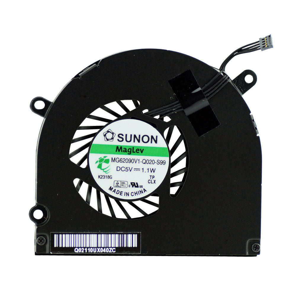 RIGHT CPU FAN FOR UNIBODY MACBOOK PRO 15" A1286 (LATE 2008-MID 2012)